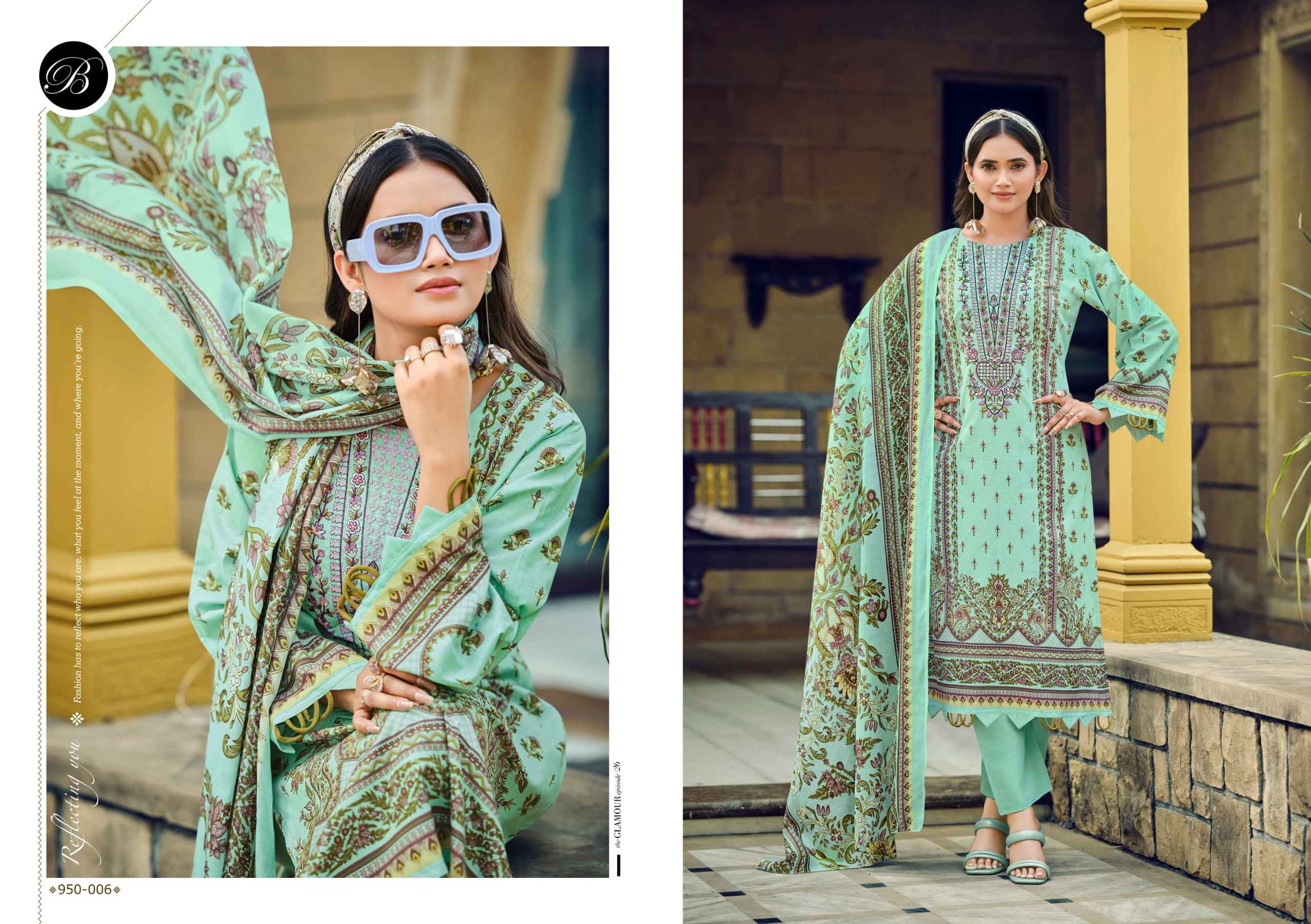 Belliza Naira Vol 131 Cotton Dress Material 8 pcs Cataloge