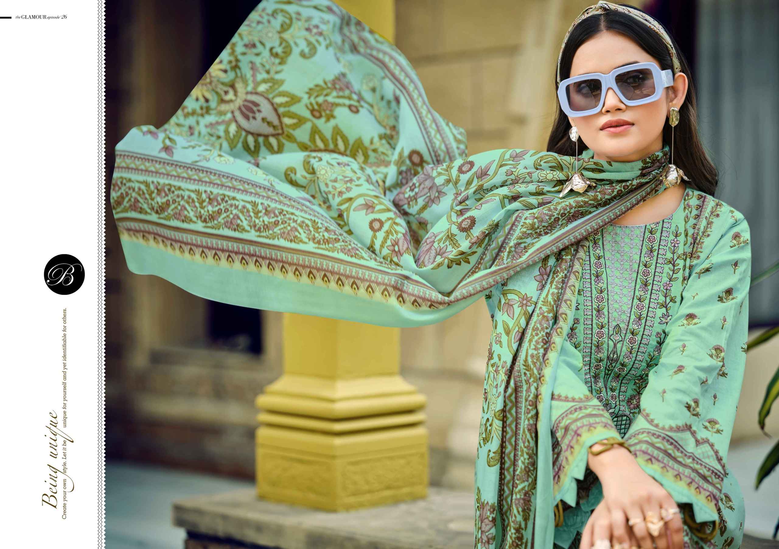 Belliza Naira Vol 131 Cotton Dress Material 8 pcs Cataloge