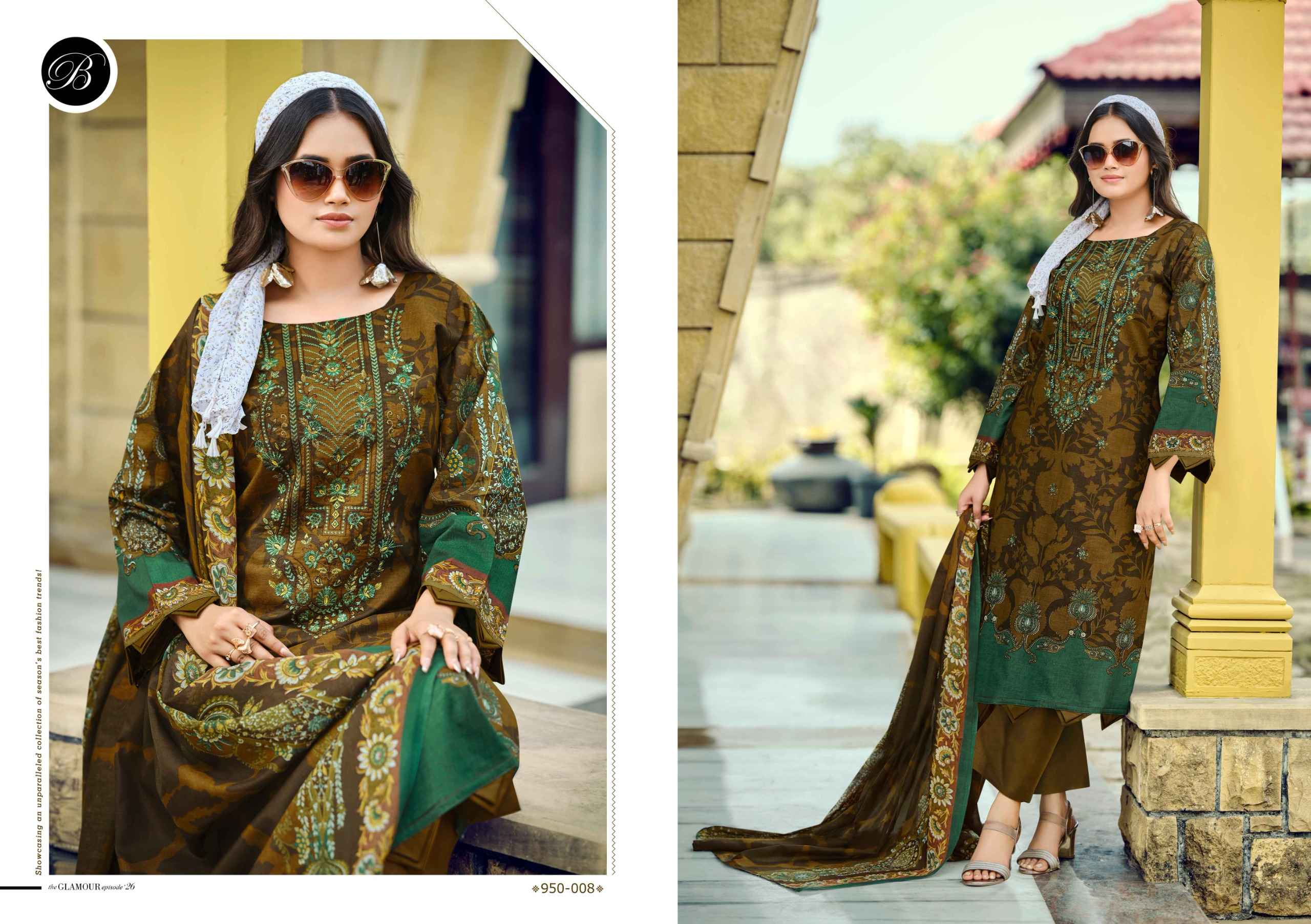 Belliza Naira Vol 131 Cotton Dress Material 8 pcs Cataloge