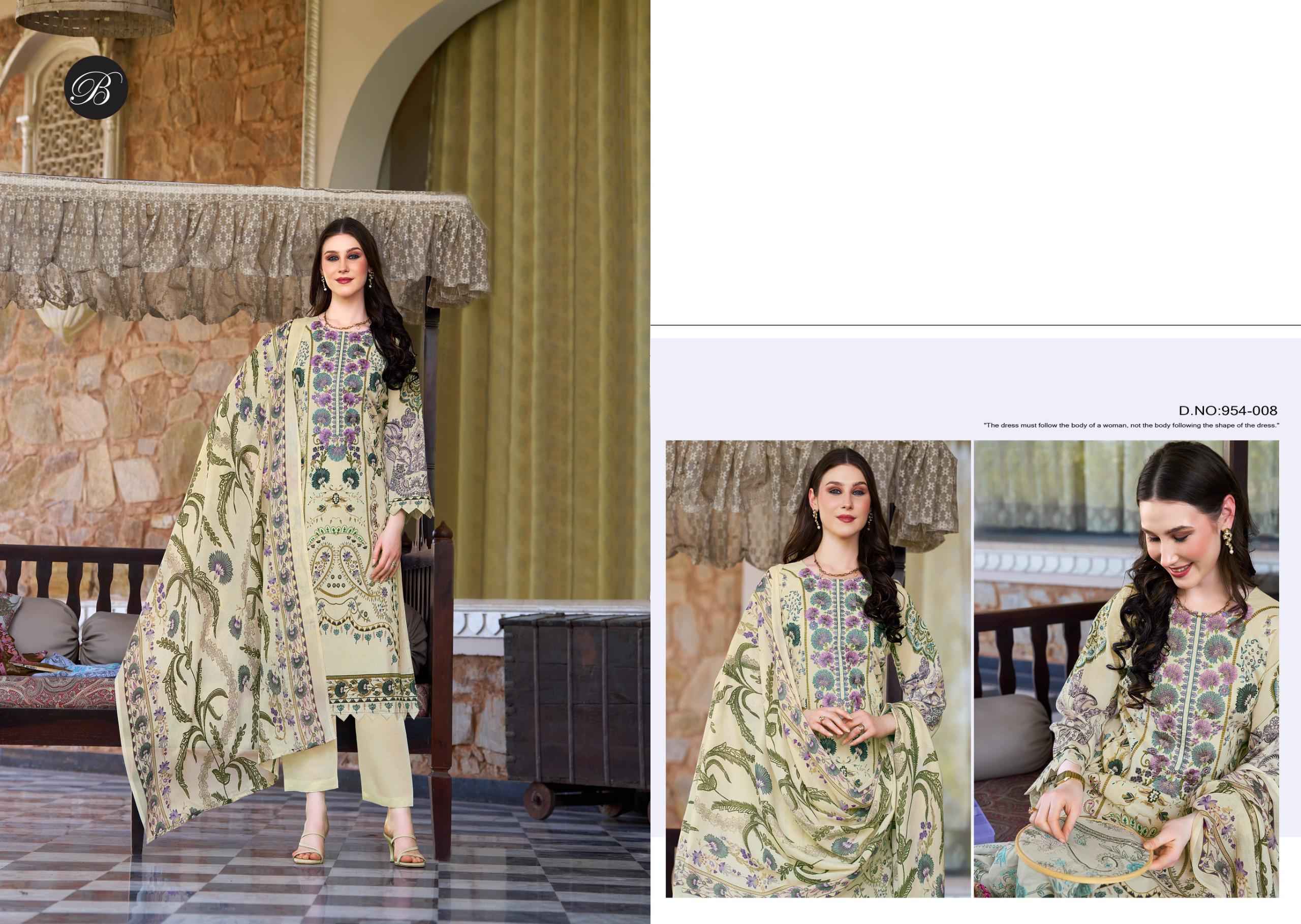 Belliza Naira Vol 132 Cotton Dress Material 8 pcs Cataloge