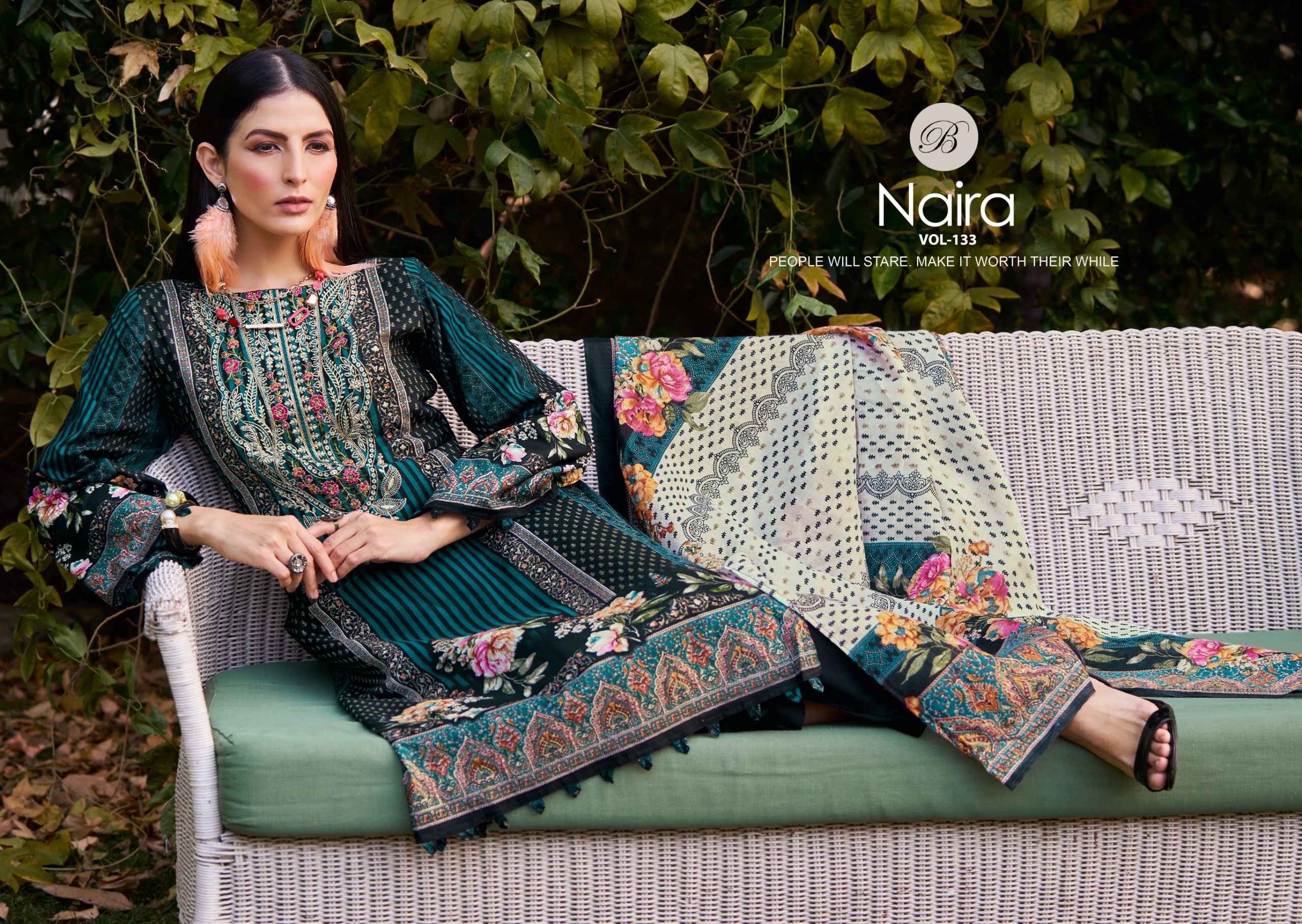 Belliza Naira Vol 133 Cotton Dress Material 8 pcs Cataloge
