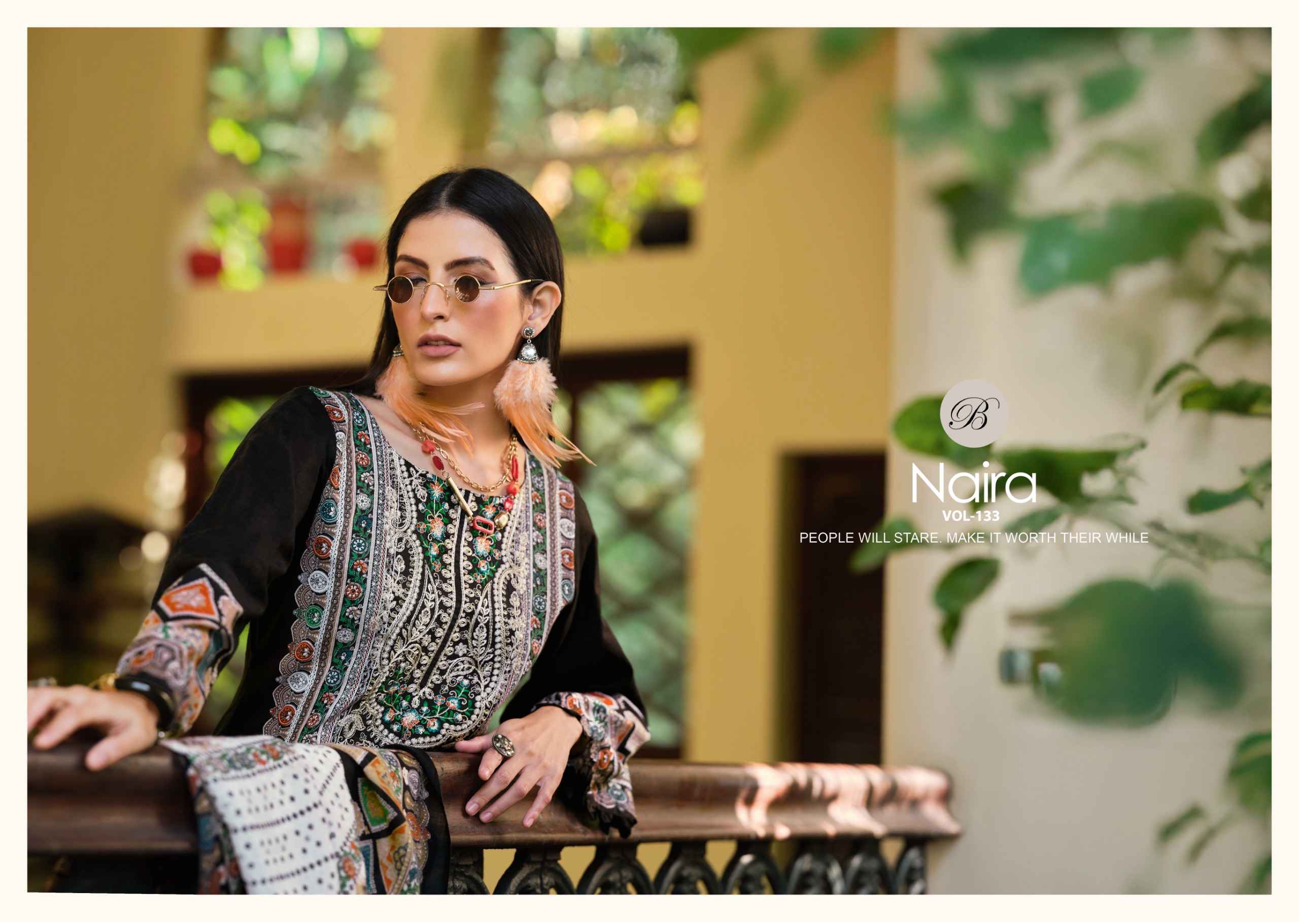 Belliza Naira Vol 133 Cotton Dress Material 8 pcs Cataloge