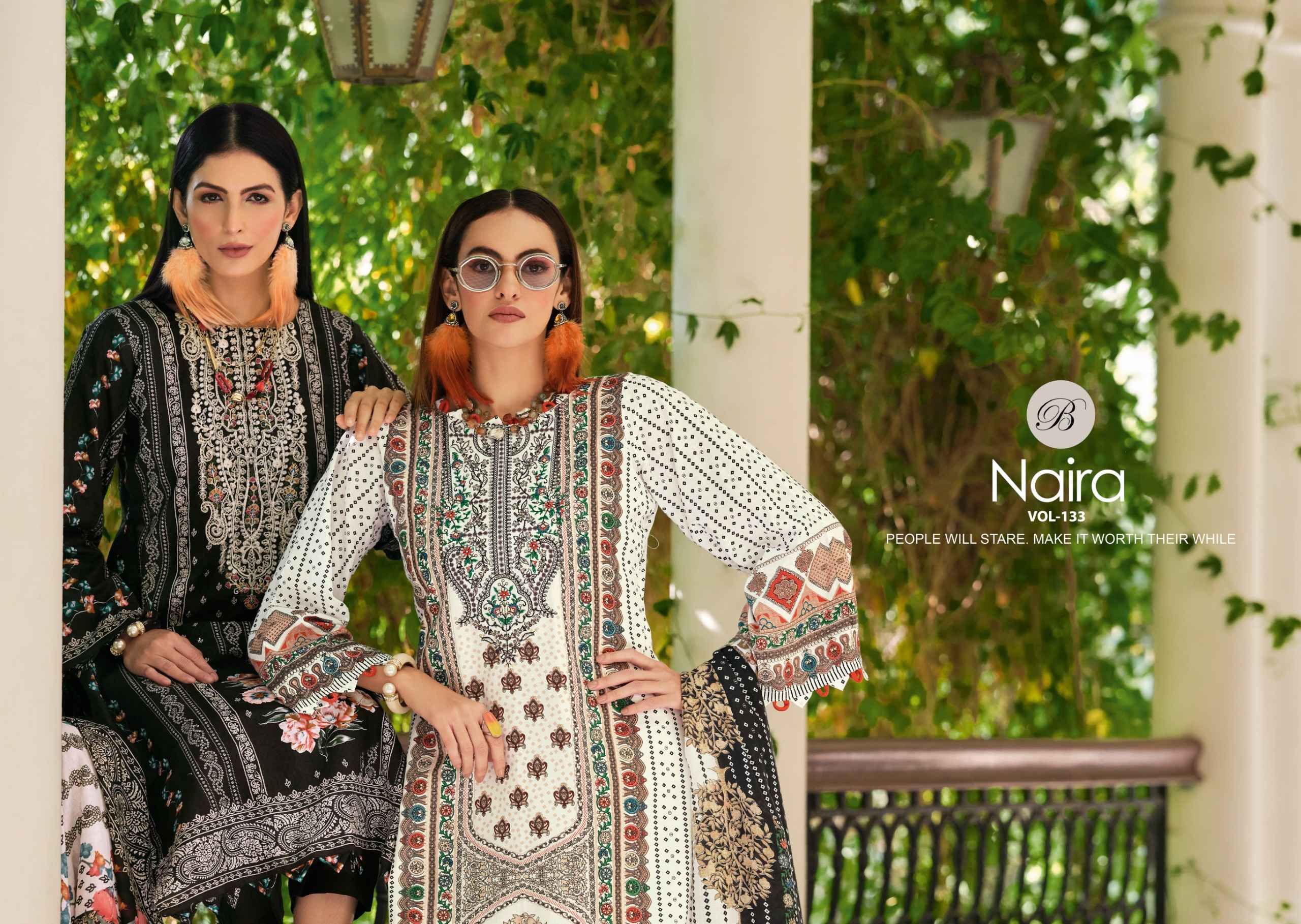 Belliza Naira Vol 133 Cotton Dress Material 8 pcs Cataloge
