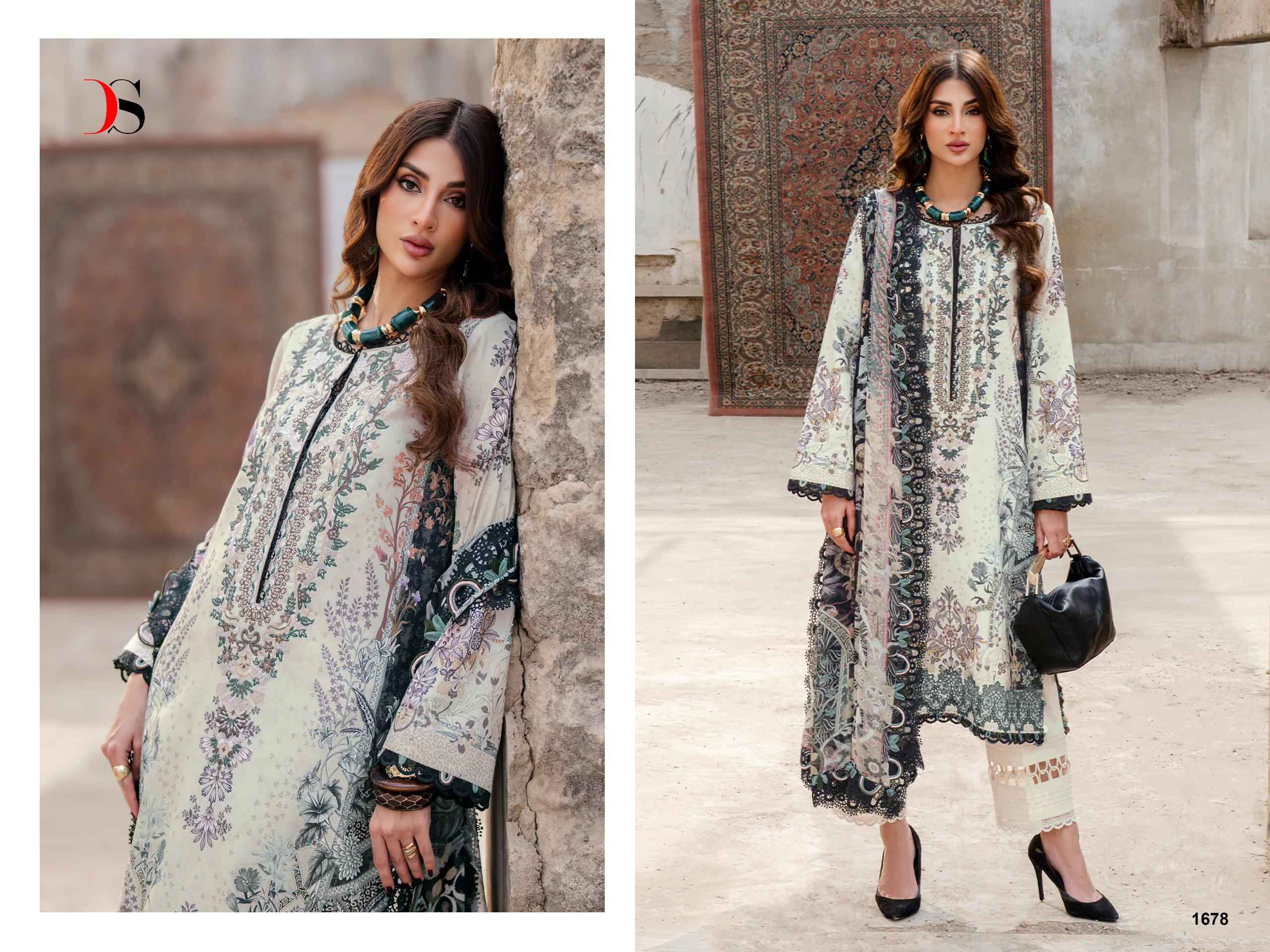 Deepsy Jade Bliss Lawn Vol 4 Cotton Dress Material 8 Pcs Catalog