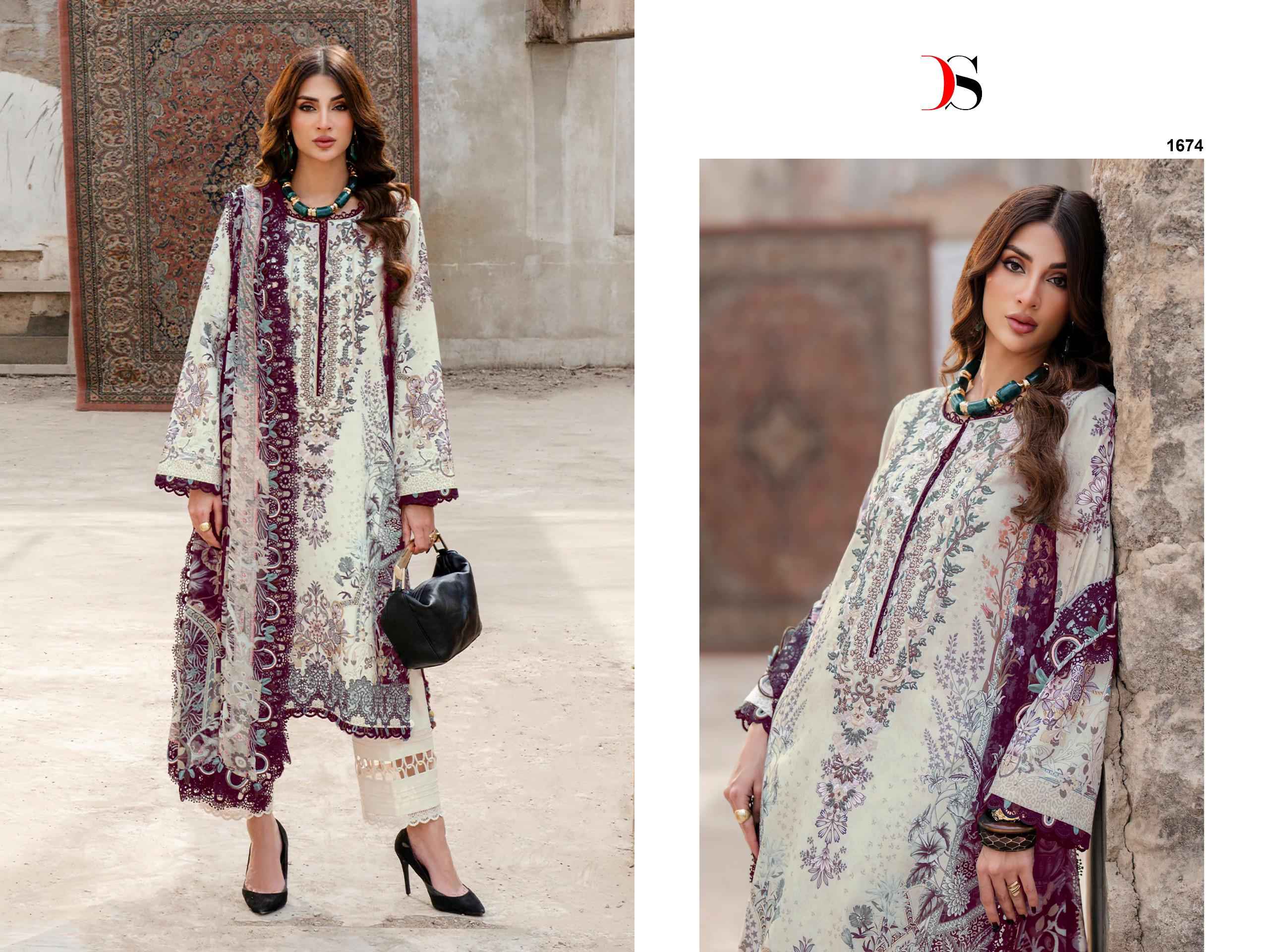 Deepsy Jade Bliss Lawn Vol 4 Cotton Dress Material 8 Pcs Catalog
