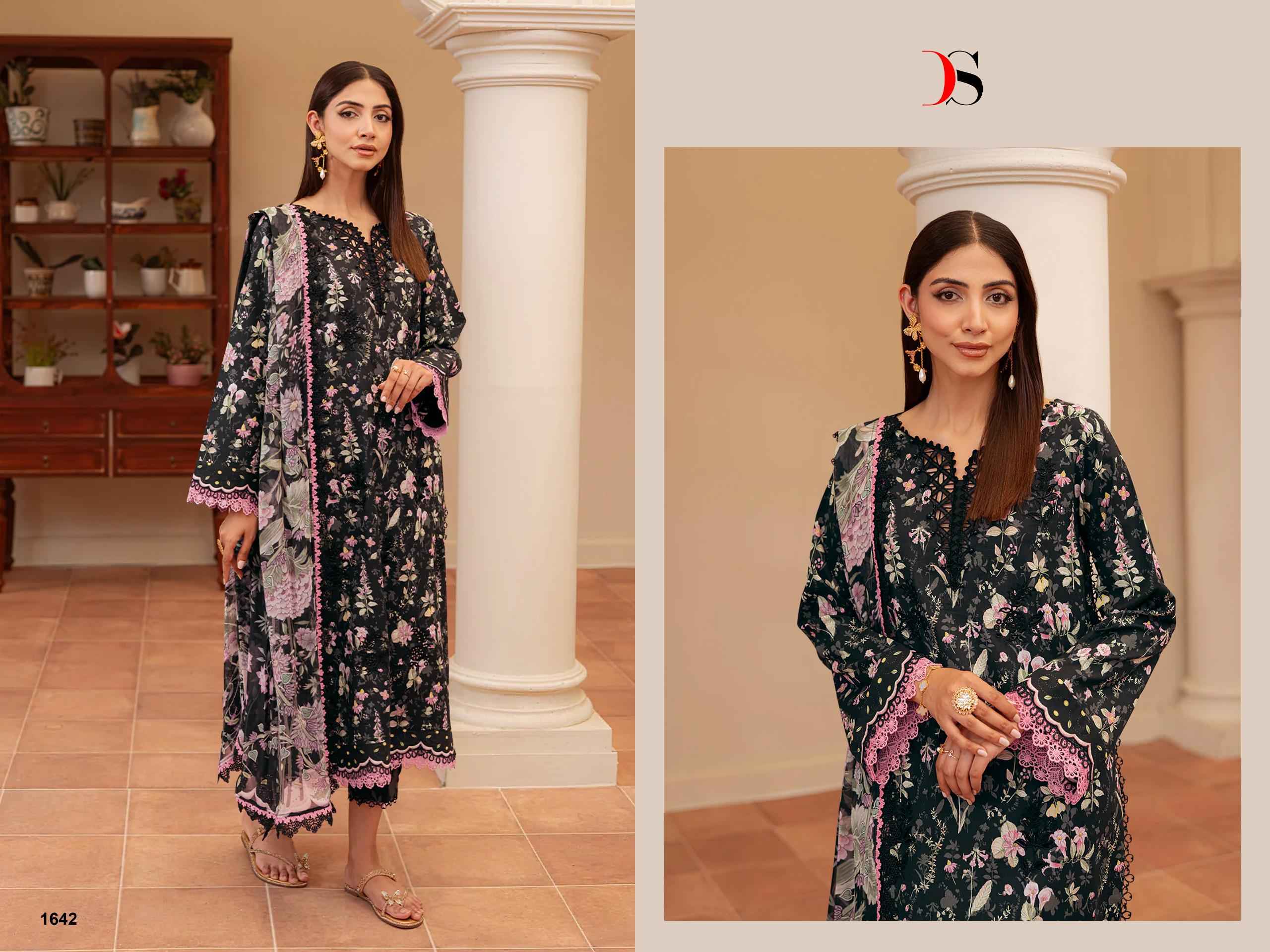 Deepsy Jade Flora Vol 3 Cotton Dress Material 8 pcs Catalogue