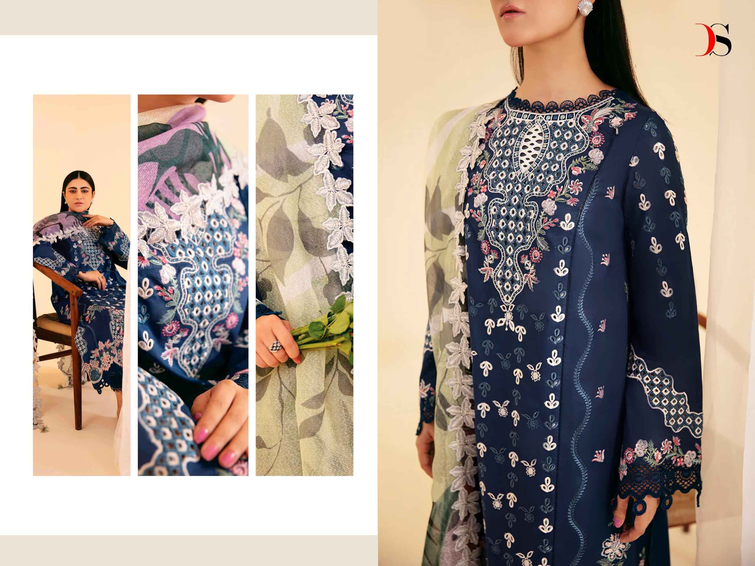 Deepsy Qalamkar Vol 26 Cotton Dress Material 6 pcs Catalogue