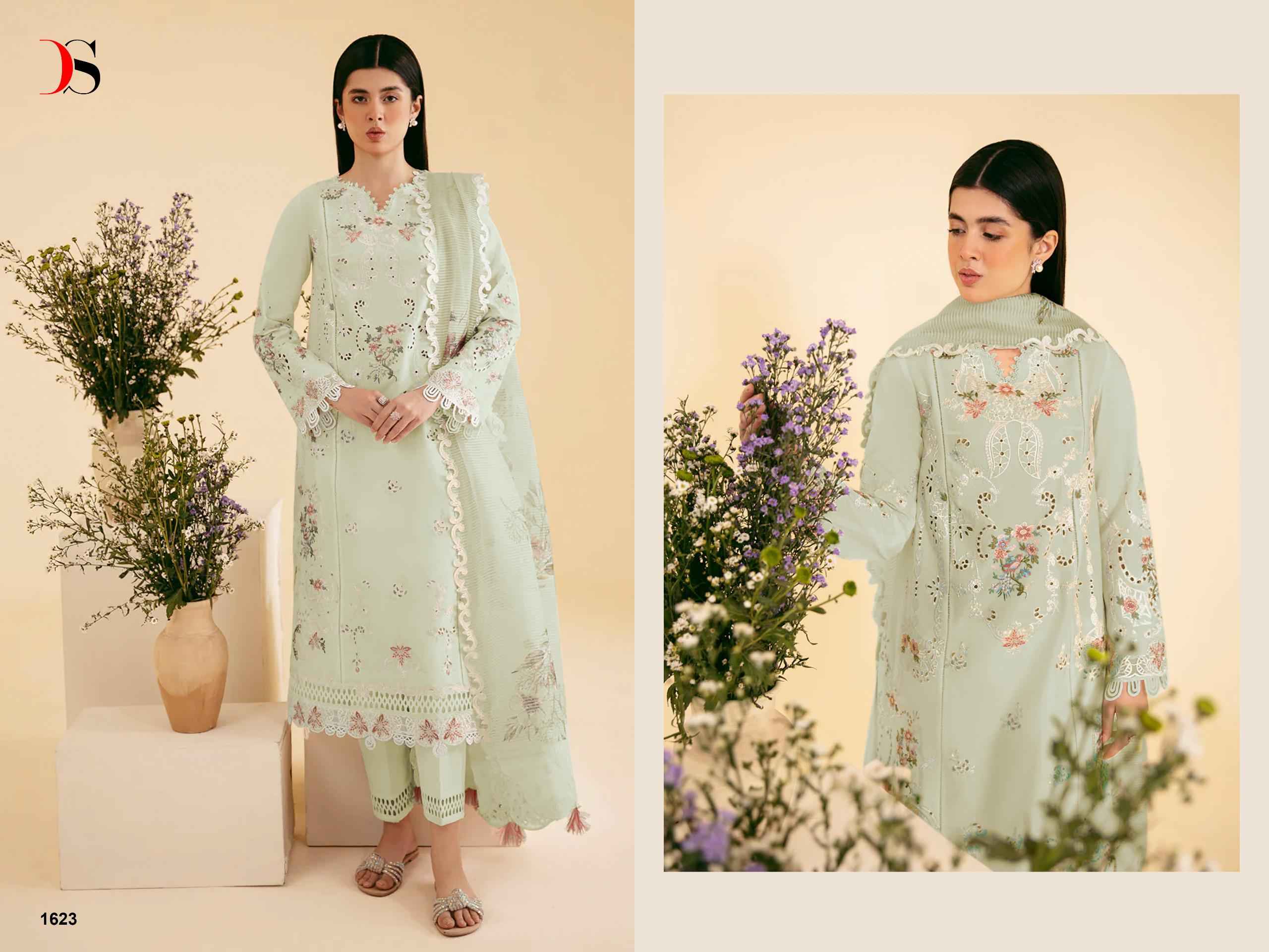 Deepsy Qalamkar Vol 26 Cotton Dress Material 6 pcs Catalogue