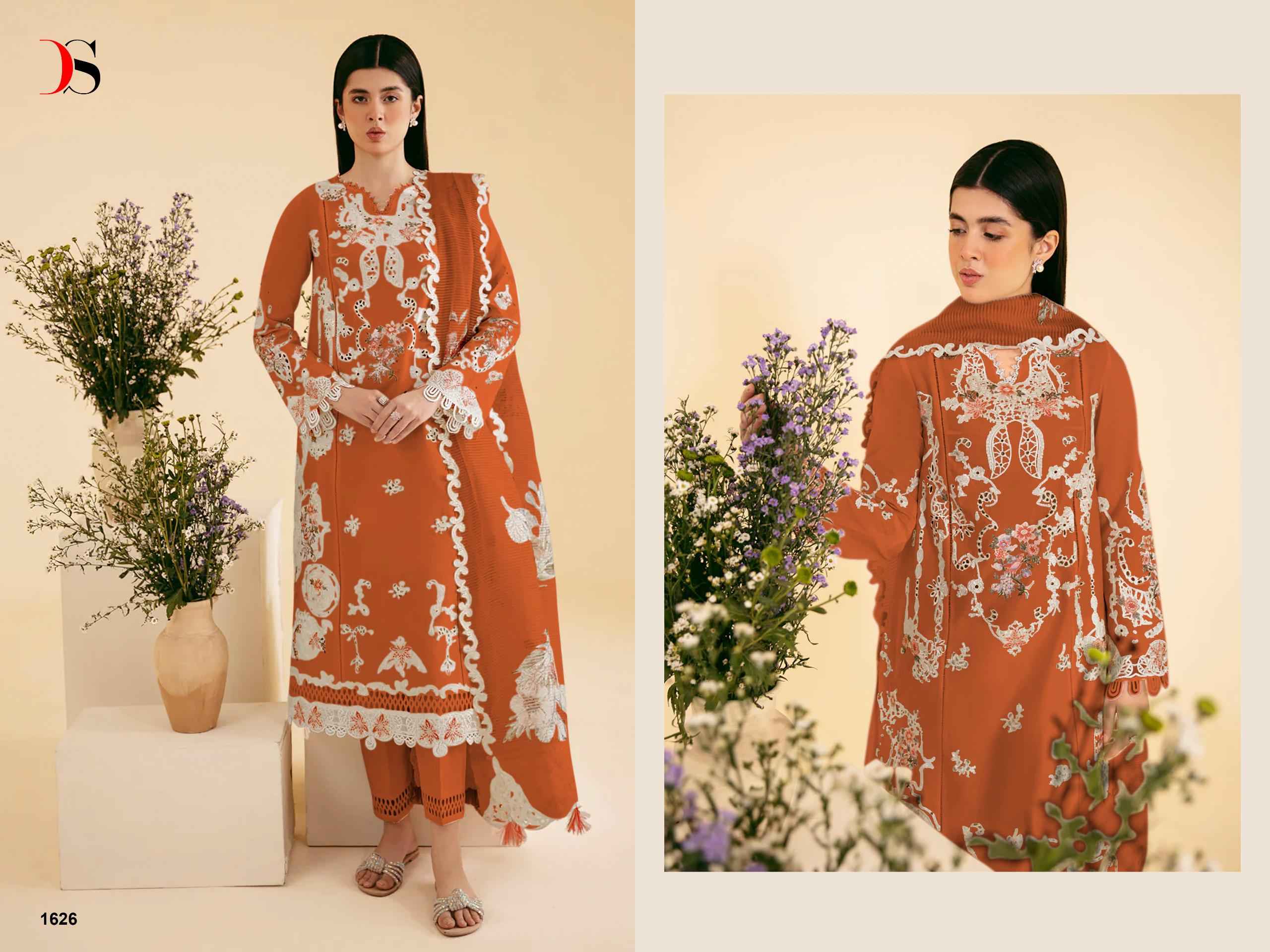 Deepsy Qalamkar Vol 26 Cotton Dress Material 6 pcs Catalogue