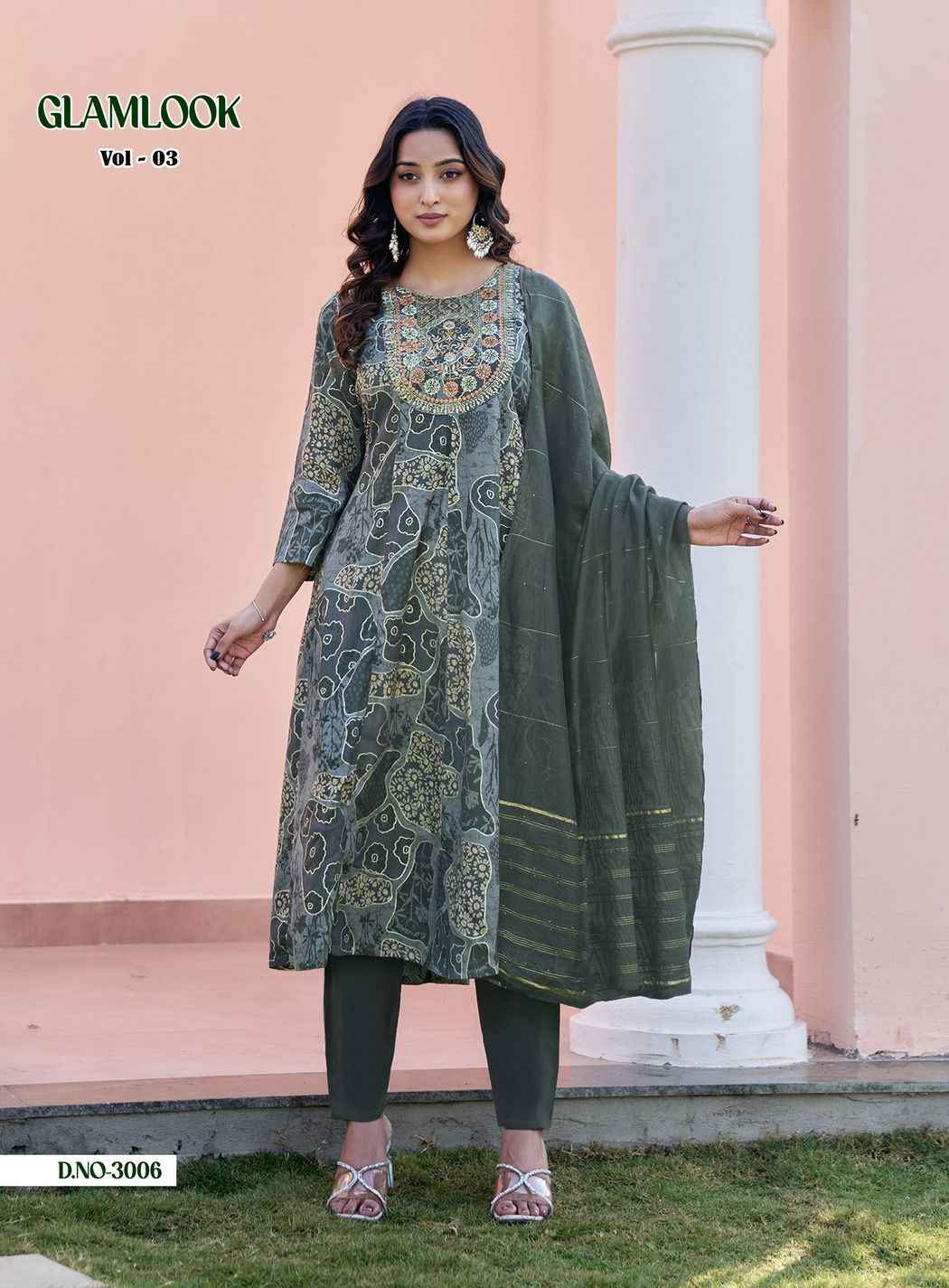 Diya Trends Glamlook Vol 3 Rayon Kurti Combo 8 pcs Catalogue