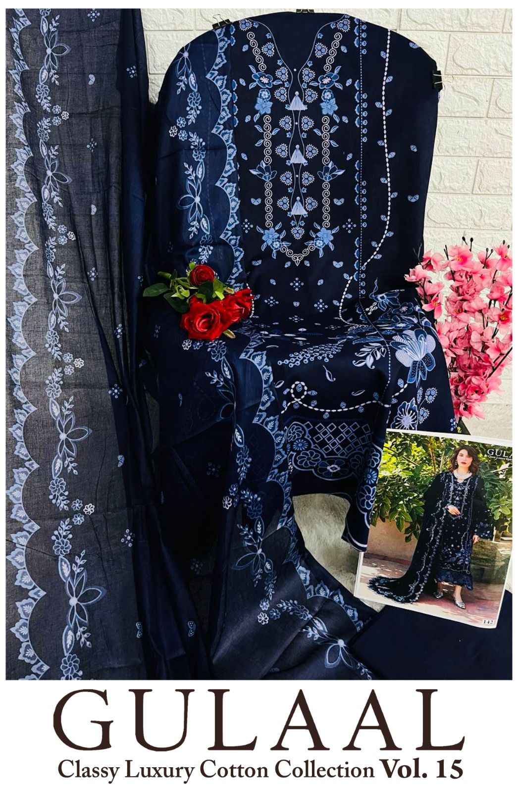 Gulaal Vol 15 Cotton Dress Material 10 pcs Catalogue