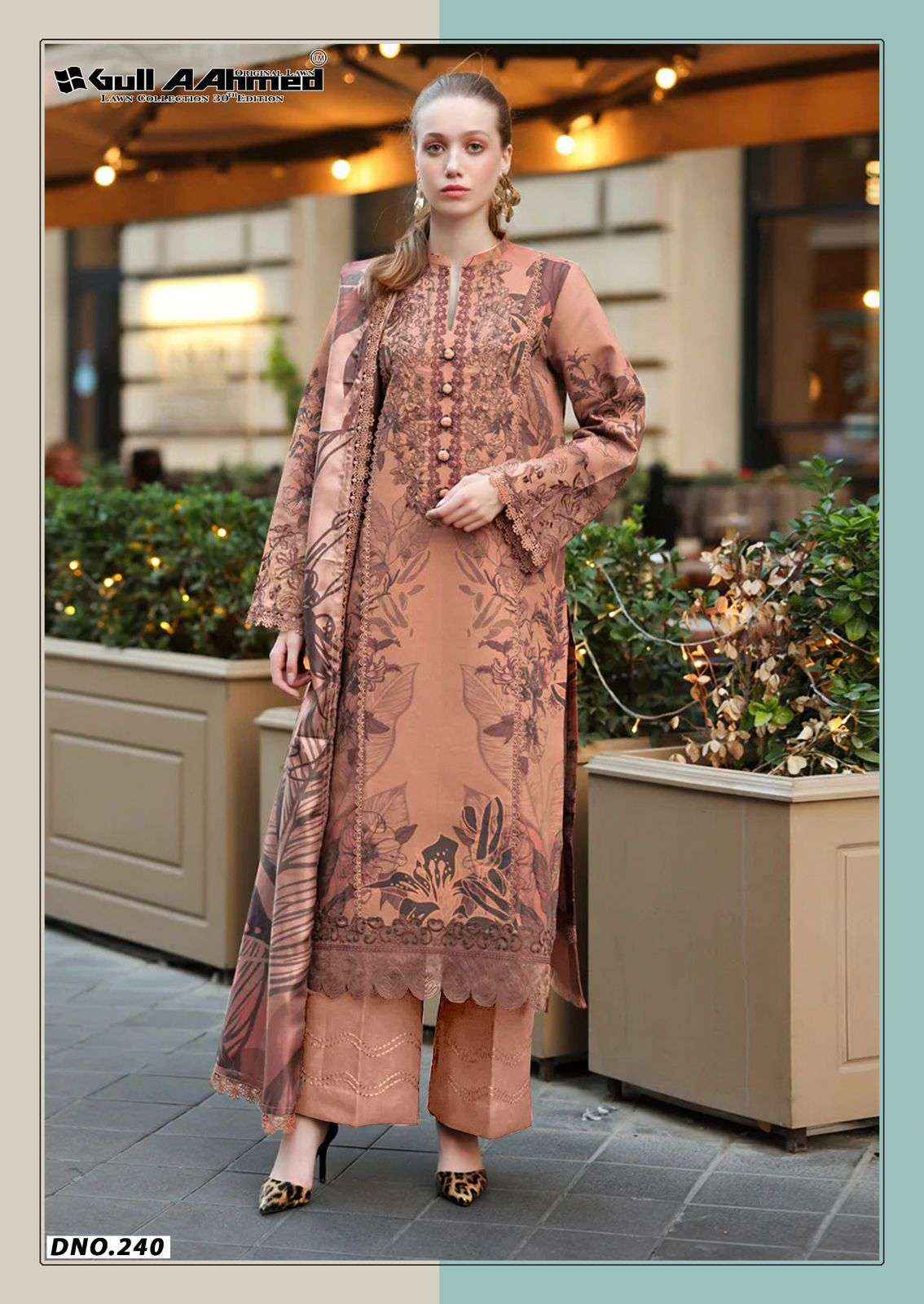 Gull Ahmed Lawn Collection Vol 30 Cambric Cotton Dress Material 6 Pc Catalouge