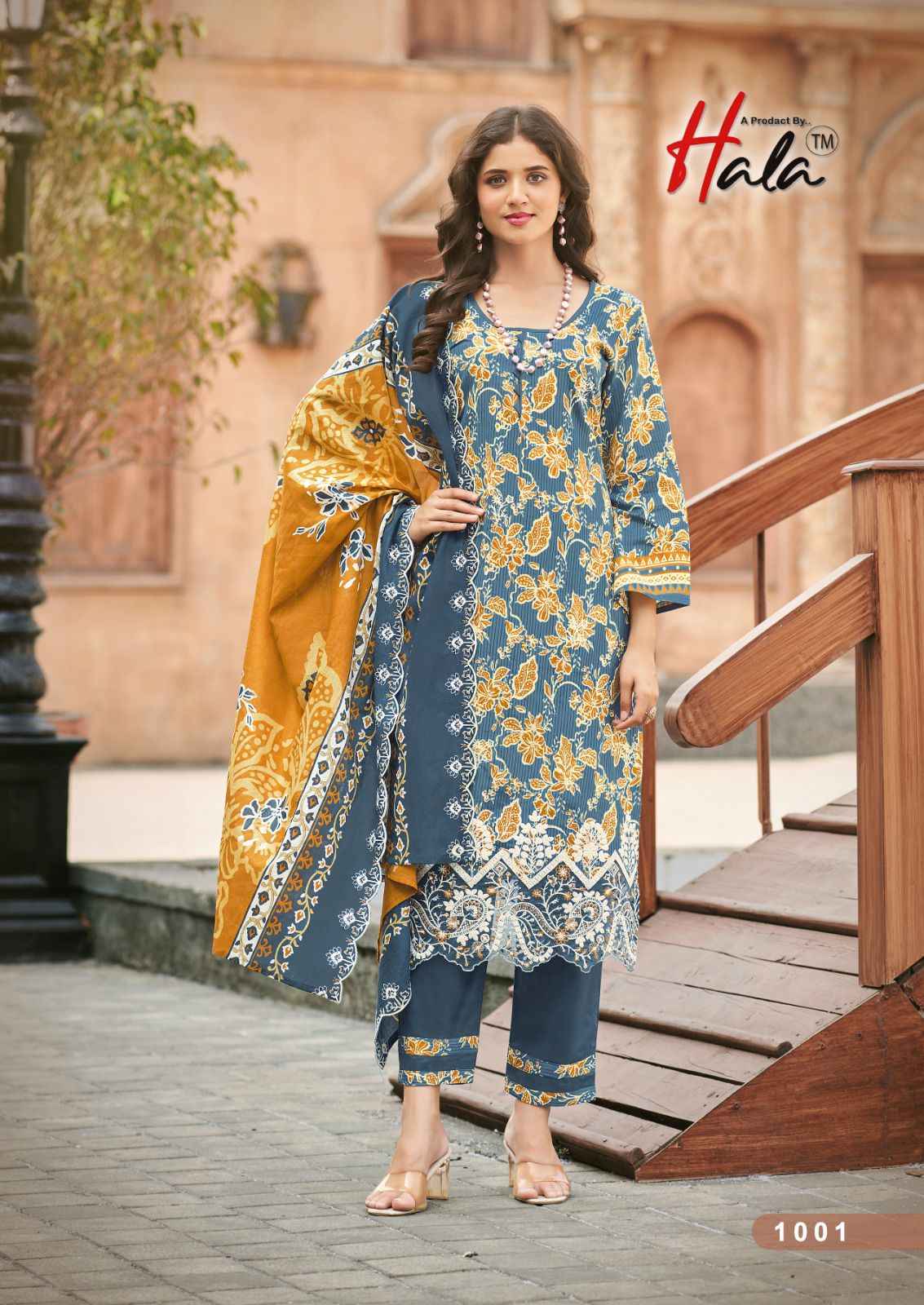 Hala Ayra Vol 1 Cotton Dress Material 6 pcs Catalogue