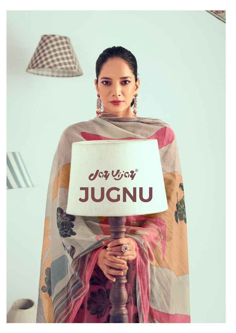 Jay Vijay Jugnu Malai chanderi Dress Material 6 pcs Catalogue