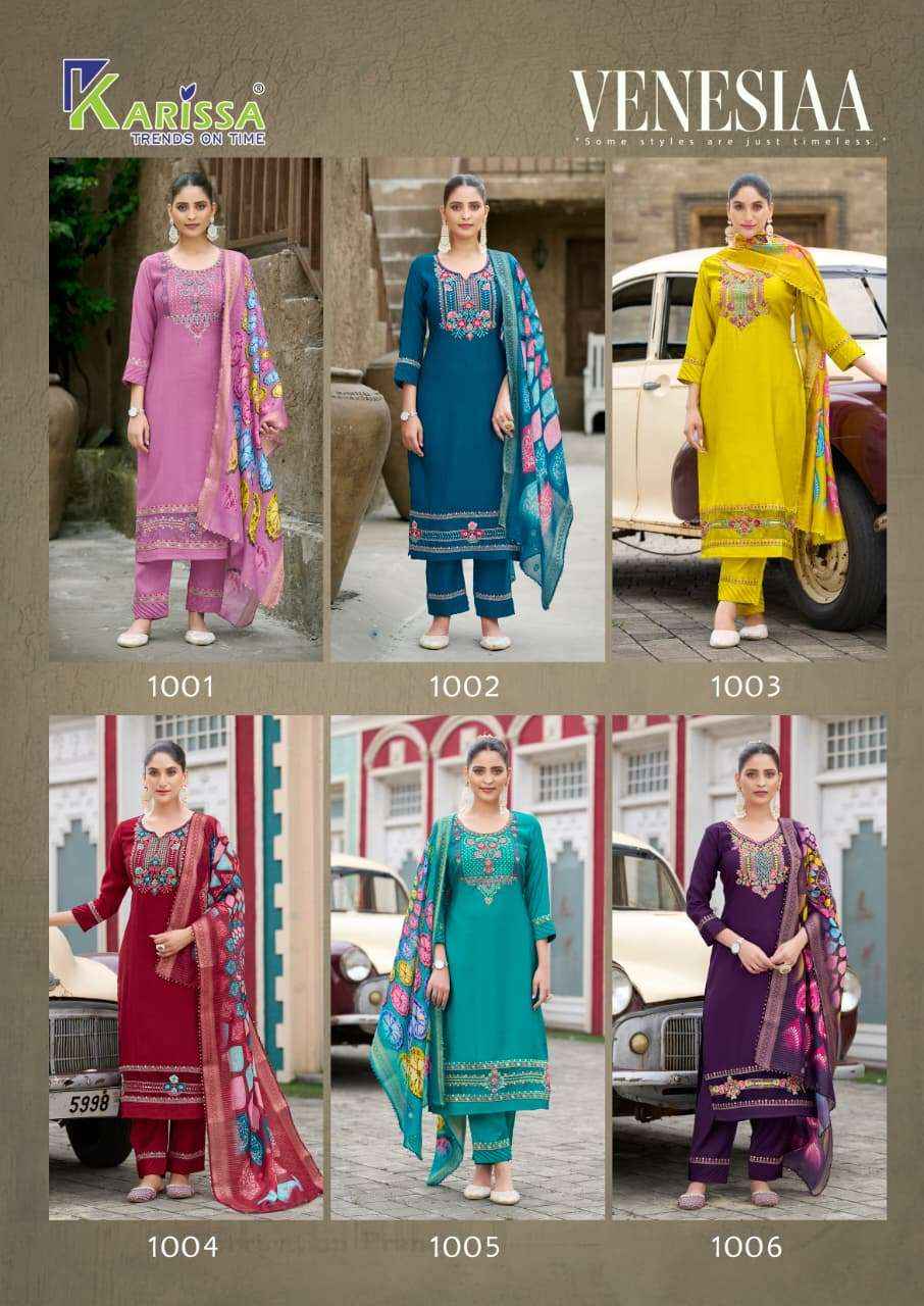 Karissa Venesiaa Viscose Kurti Combo 6 pcs Catalogue