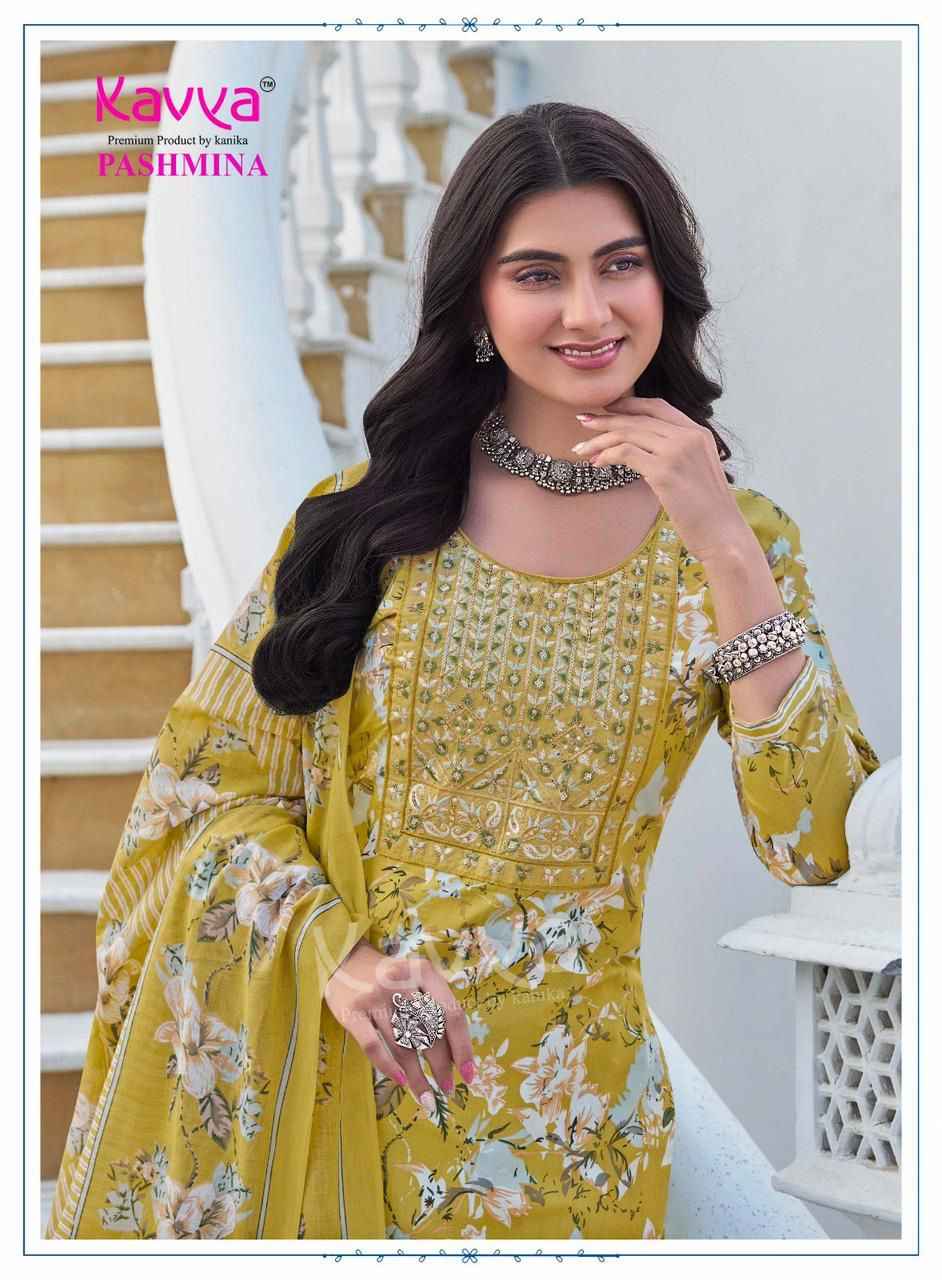 Kavya Pashmina Vol 19 Malasian Cotton Kurti Combo 10 pcs Catalogue