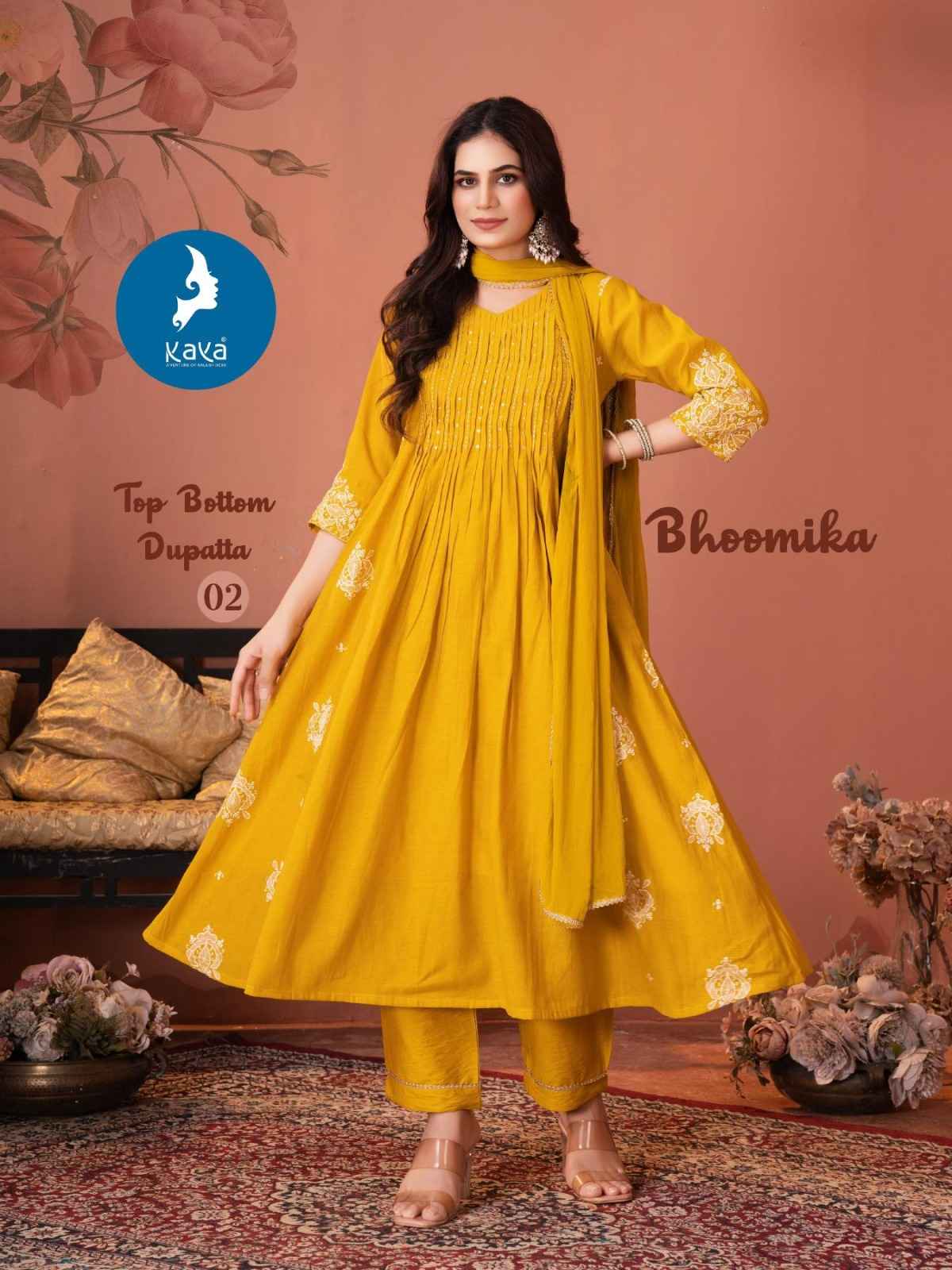 Kaya Bhoomika Mul Chanderi Kurti Combo 6 pcs Catalogue