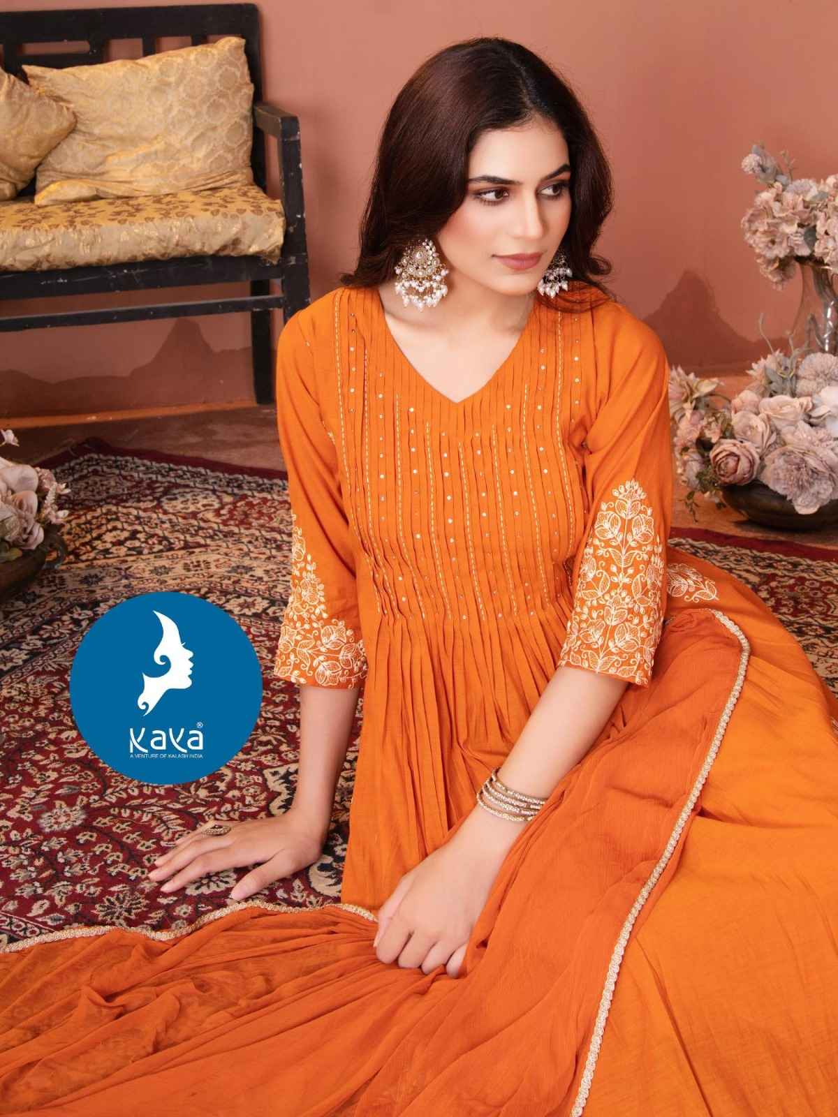 Kaya Bhoomika Mul Chanderi Kurti Combo 6 pcs Catalogue
