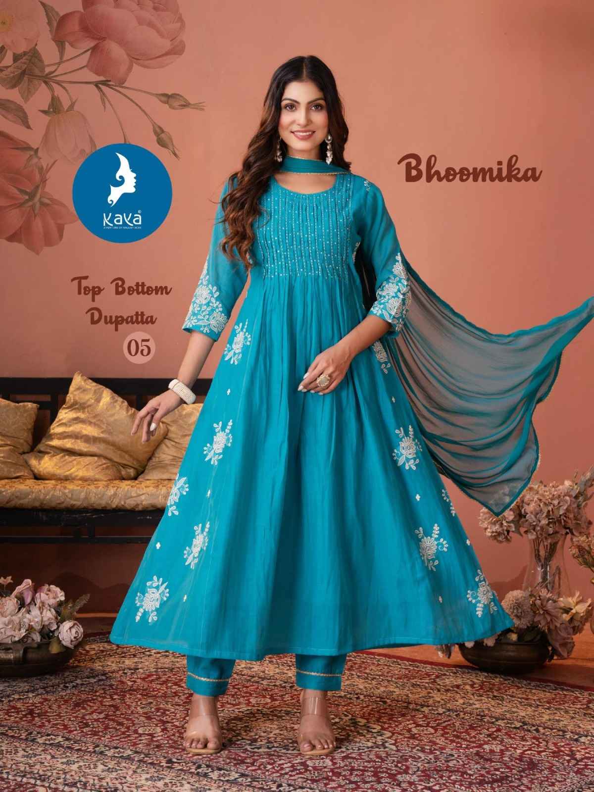 Kaya Bhoomika Mul Chanderi Kurti Combo 6 pcs Catalogue