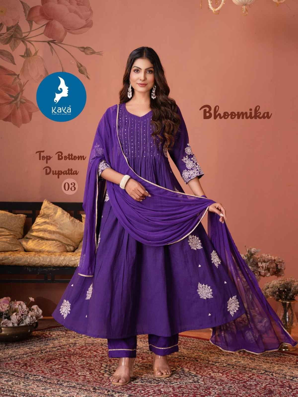 Kaya Bhoomika Mul Chanderi Kurti Combo 6 pcs Catalogue