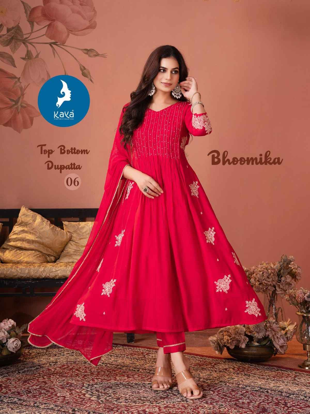 Kaya Bhoomika Mul Chanderi Kurti Combo 6 pcs Catalogue