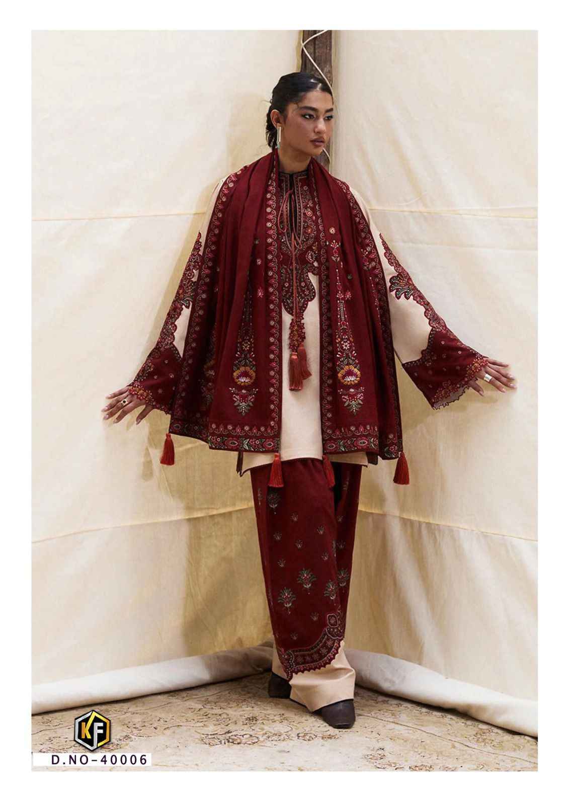 Keval Fab Maria B Vol 40 Cotton Dress Material 6 pcs Catalogue