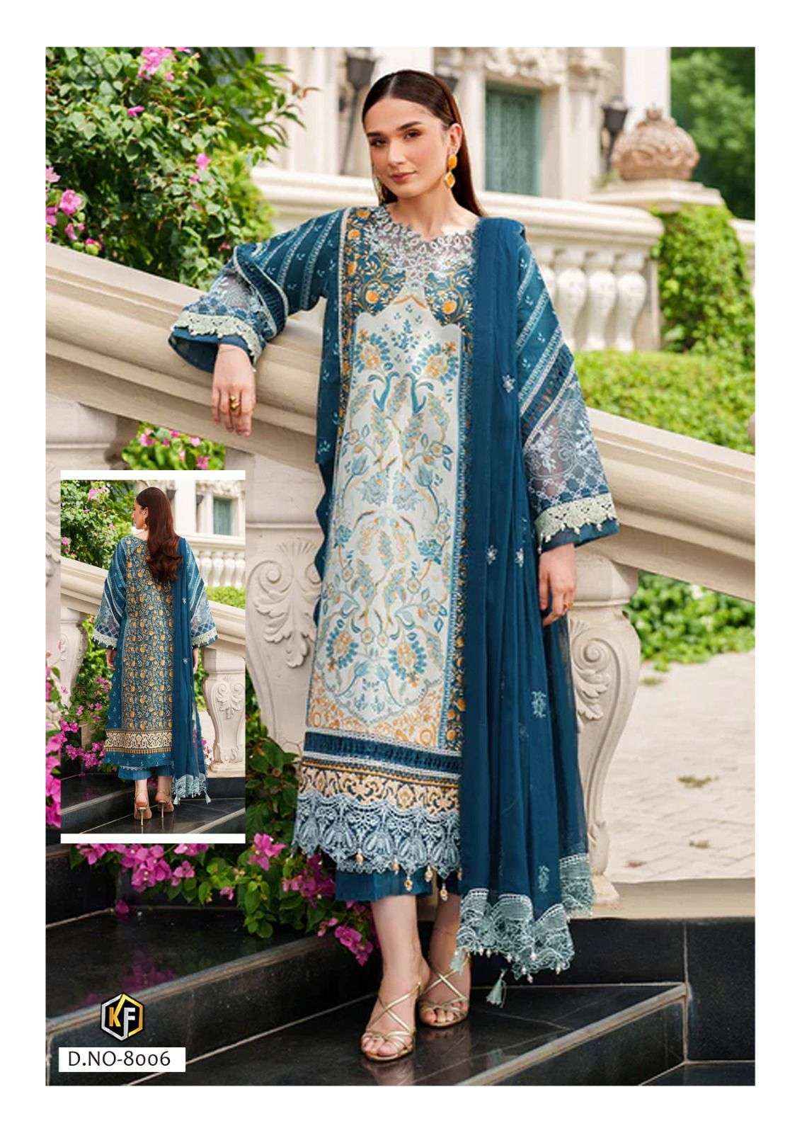 Keval Fab Qurbat Nx Vol 8 Cotton Dress Material 6 pc Cataloge