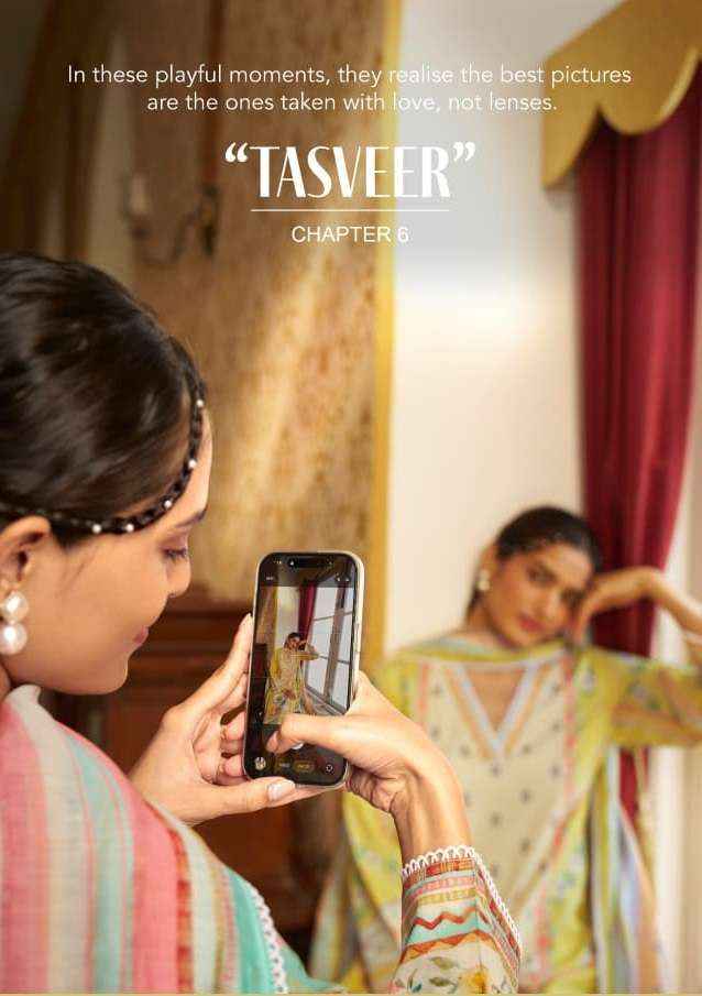 Kimora Heer Tasveer Chapter 6 Muslin Dress Material 6 pcs Catalogue