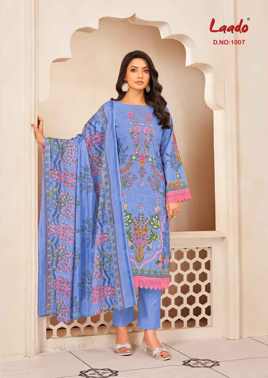 Laado Innayat Vol 1 Cotton Dress Material 8 Pc Catalog