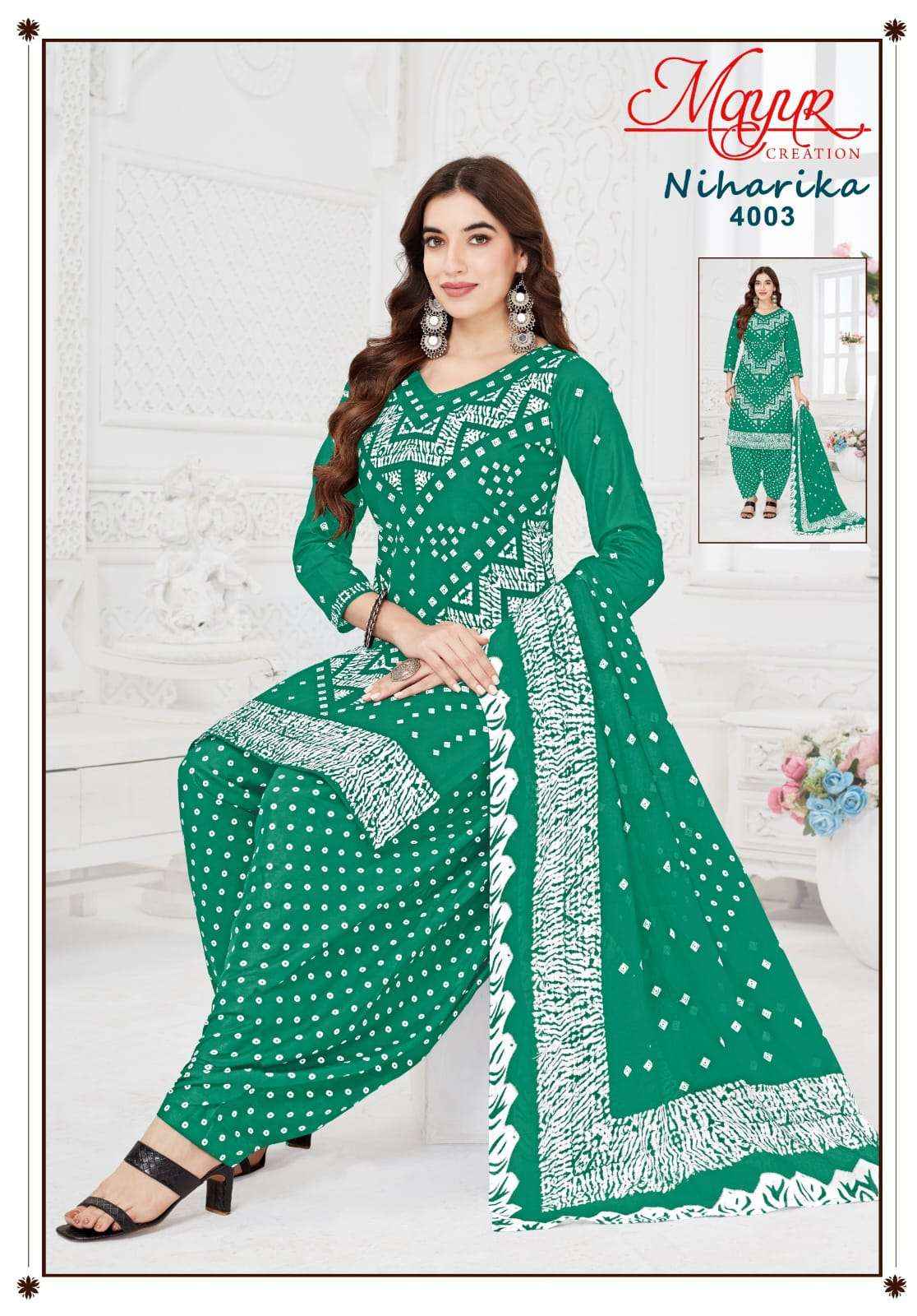 Mayur Creation Niharika Vol 4 Cotton Dress Material 10 pcs Catalogue