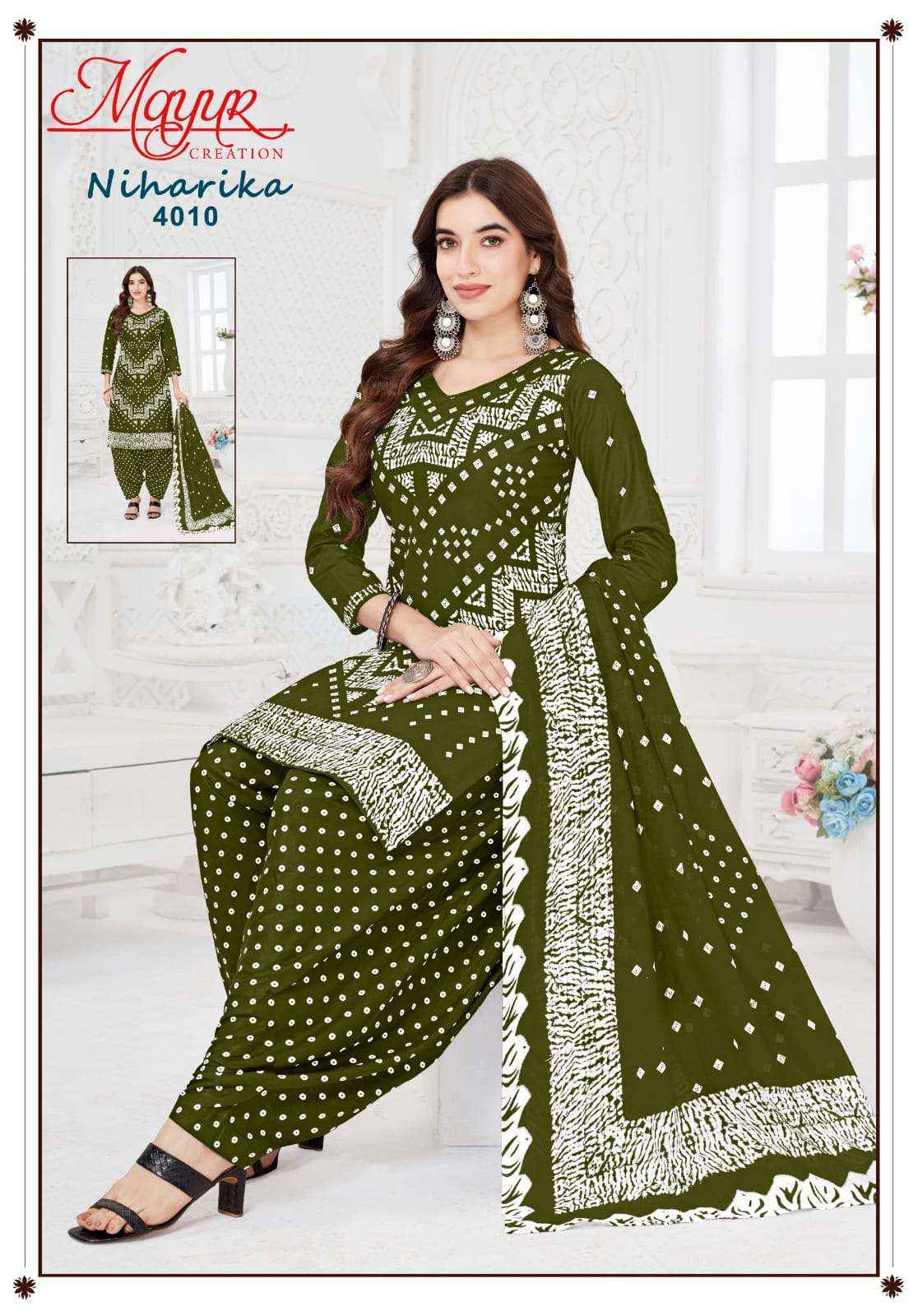 Mayur Creation Niharika Vol 4 Cotton Dress Material 10 pcs Catalogue