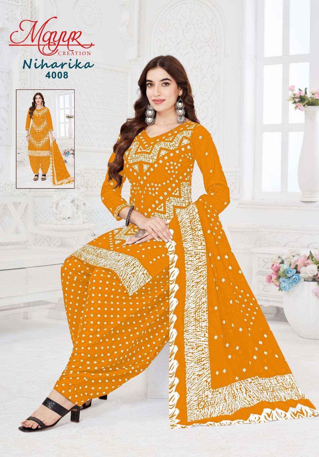 Mayur Creation Niharika Vol 4 Cotton Dress Material 10 pcs Catalogue