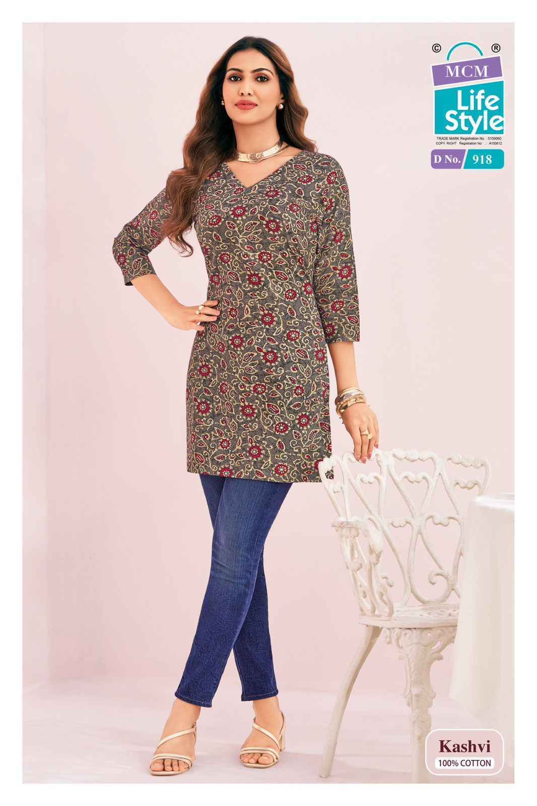 MCM Lifestyle Kashvi Vol 9 Short Cotton Kurti 10 pcs Catalogue