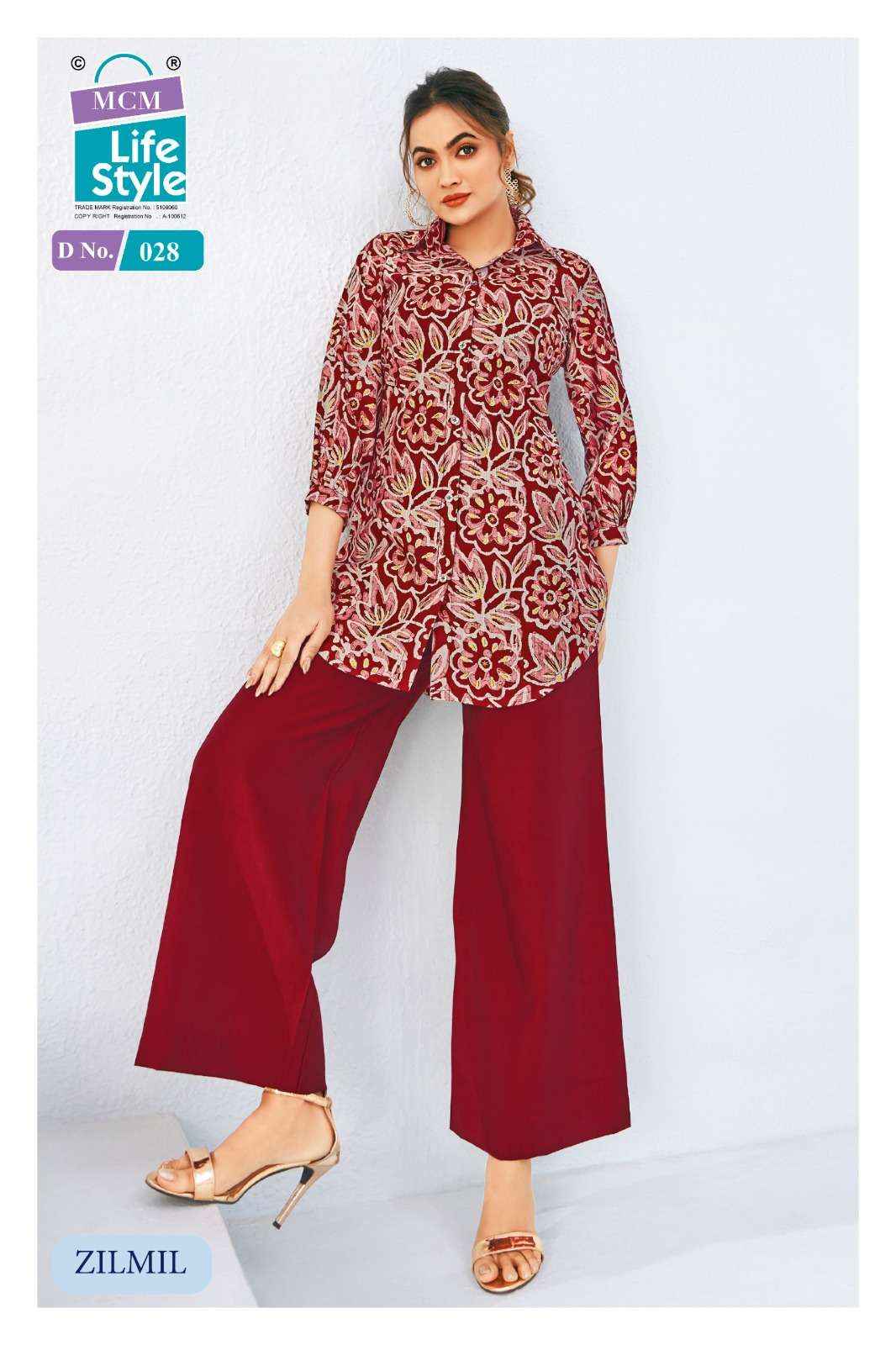 MCM Lifestyle Zilmil Vol 2 Vertican Co Ord Set 10 pcs Catalogue