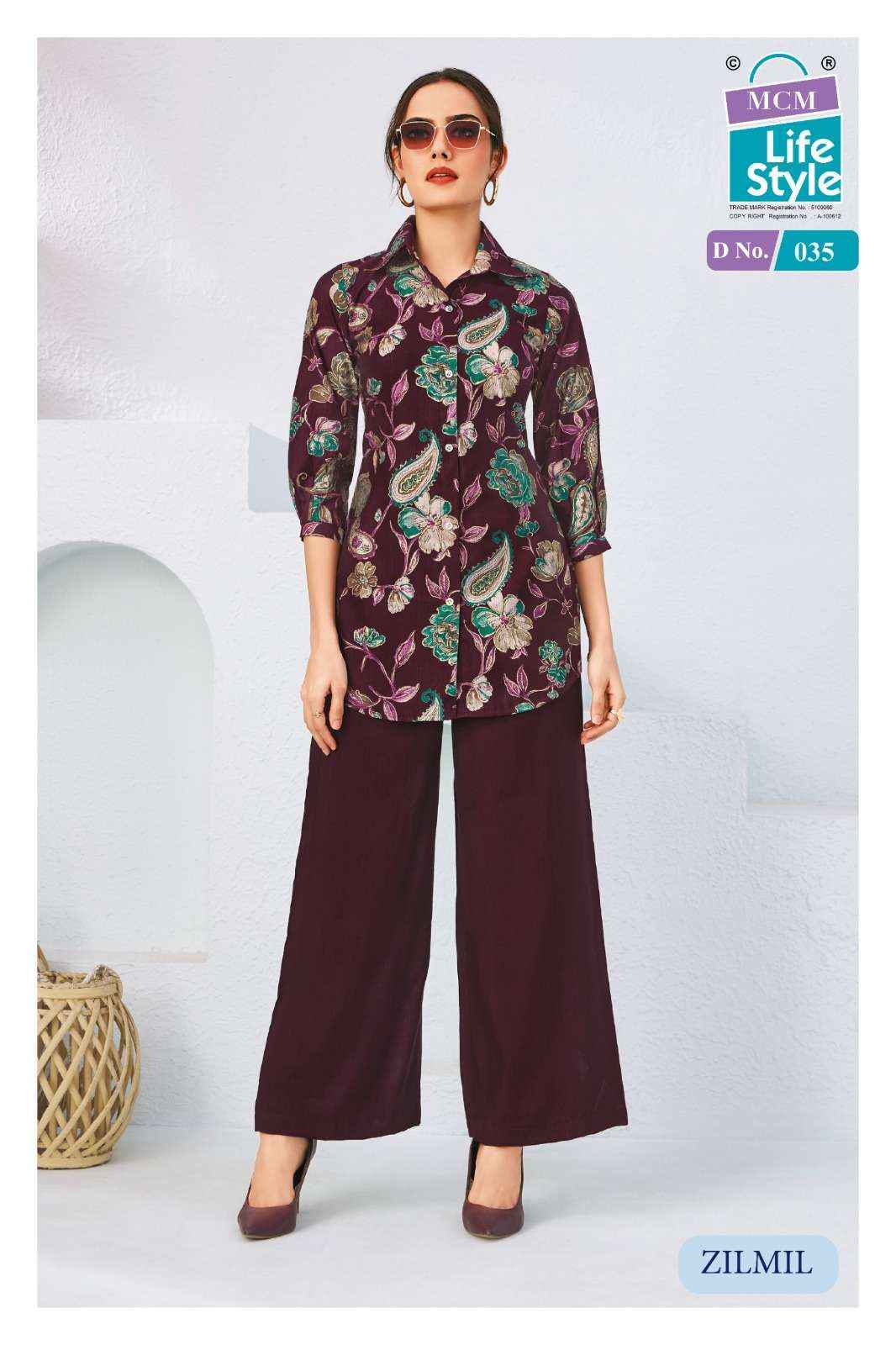 MCM Lifestyle Zilmil Vol 2 Vertican Co Ord Set 10 pcs Catalogue