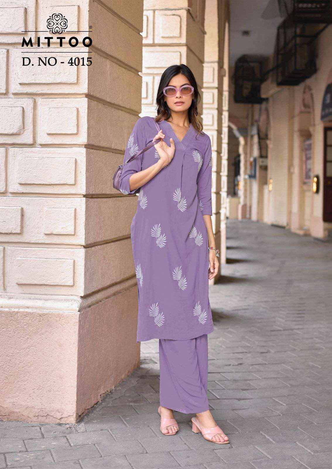 Mittoo Albella Vol 3 Rayon Kurti with Bottom 6 pcs Catalogue