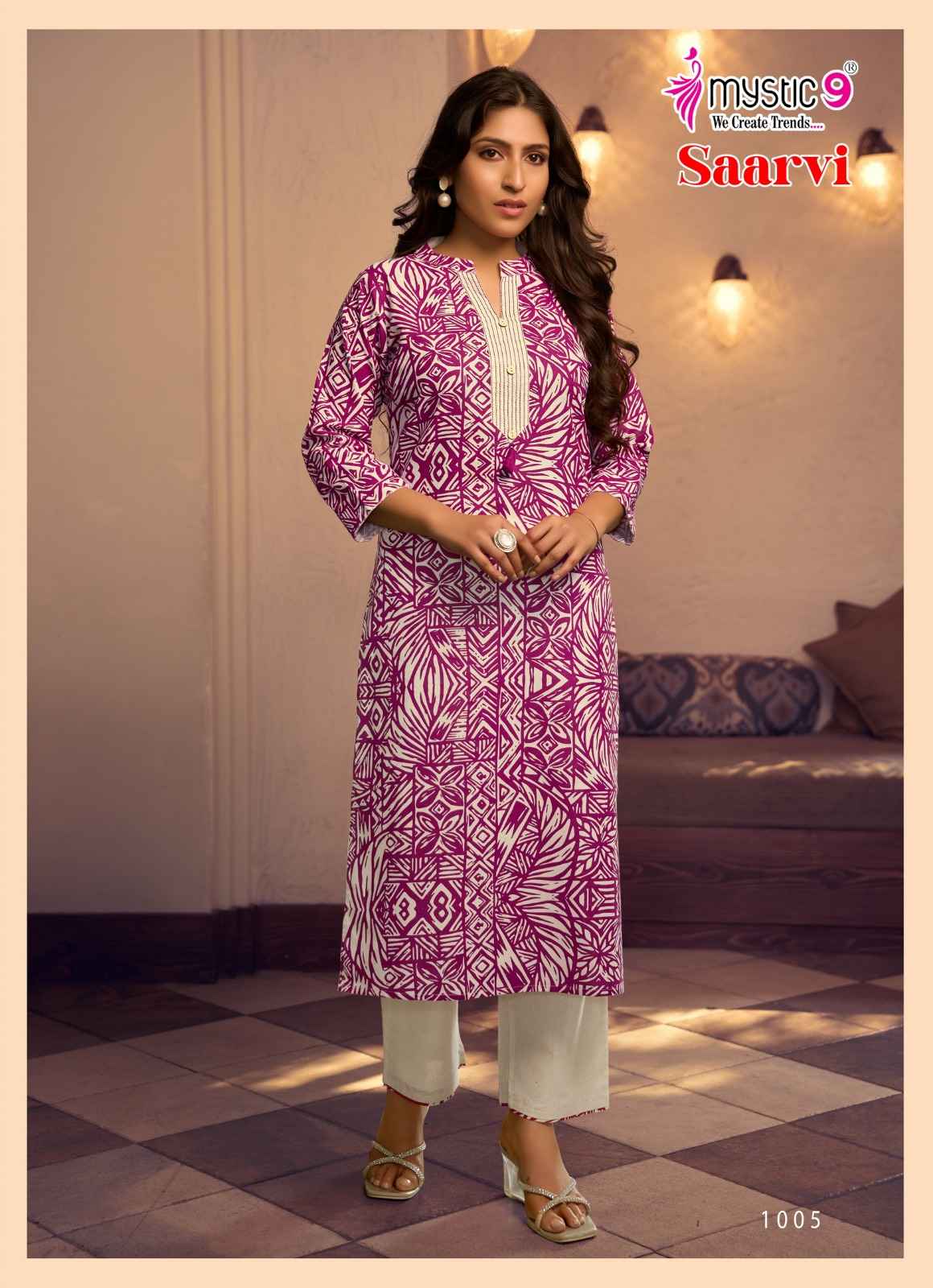 Mystic 9 Saarvi Vol 1 Cotton Flex Co Ord Set 8 pcs Catalogue