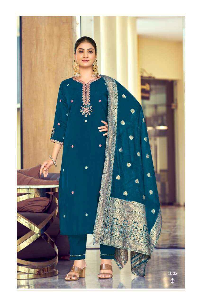 Ossm Mishti Vol 2 Roman Silk Kurti Combo 6 pcs Catalogue