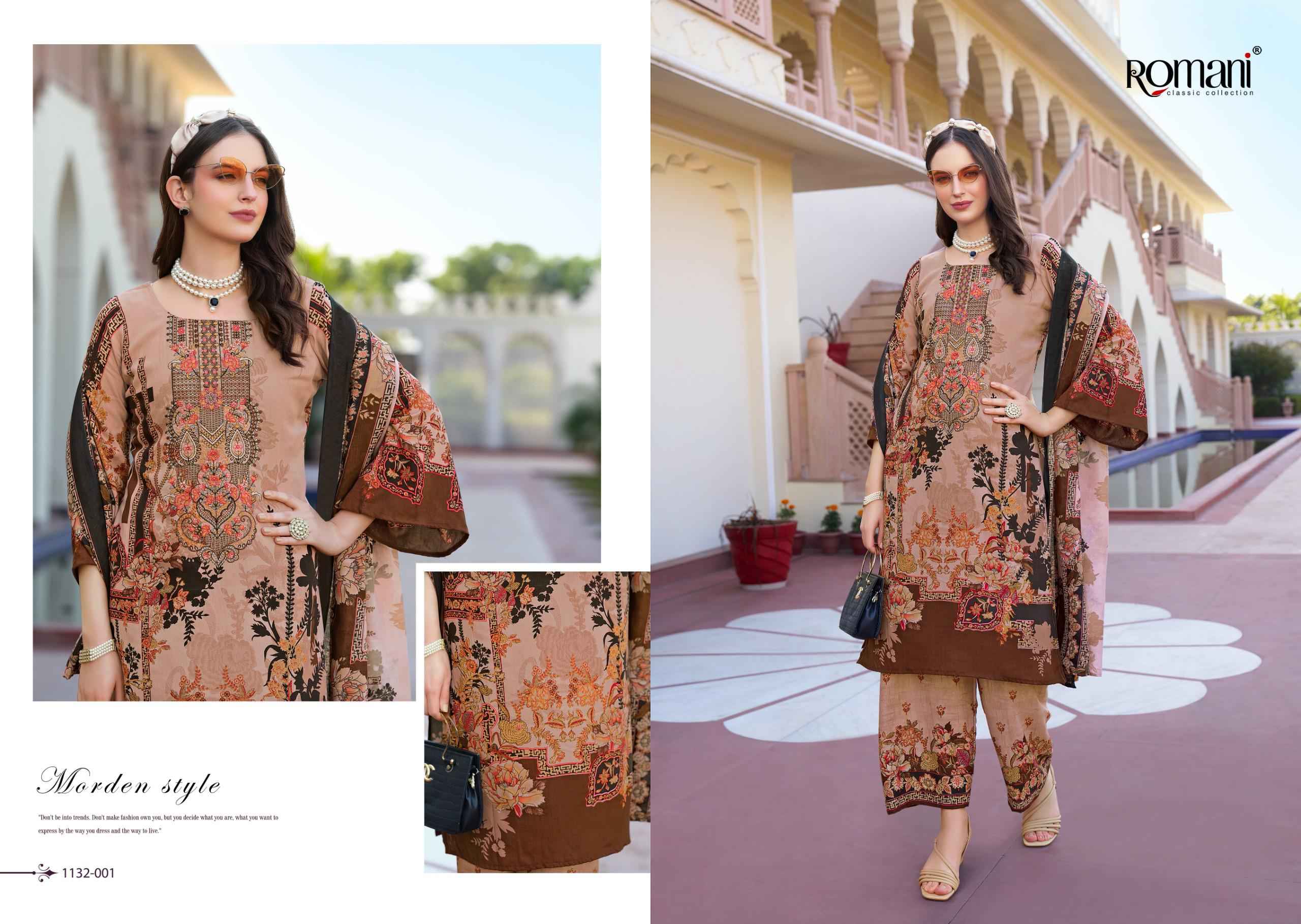 Romani Mahira Vol 7 Cotton Dress Material 8 pcs Catalogue