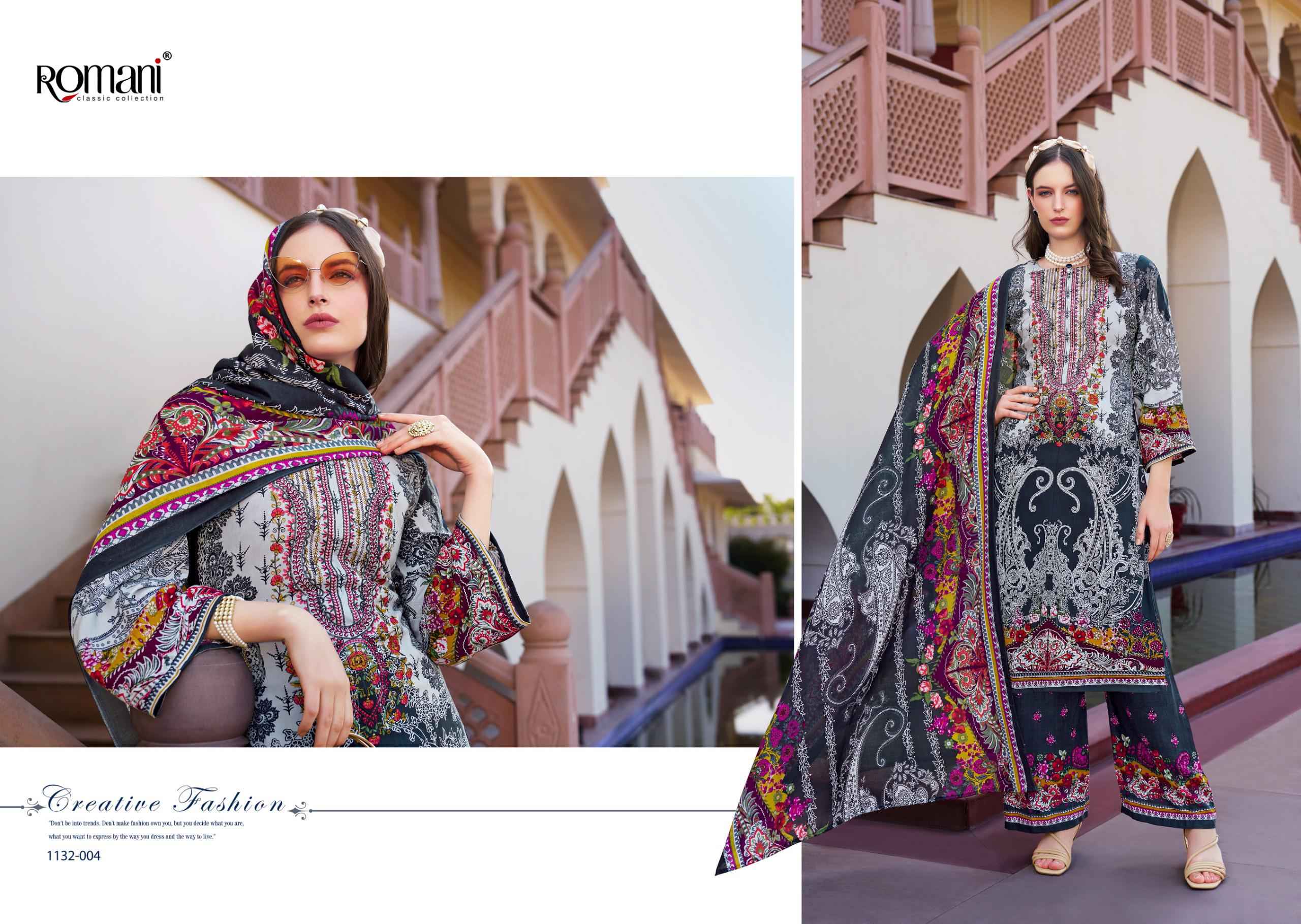 Romani Mahira Vol 7 Cotton Dress Material 8 pcs Catalogue