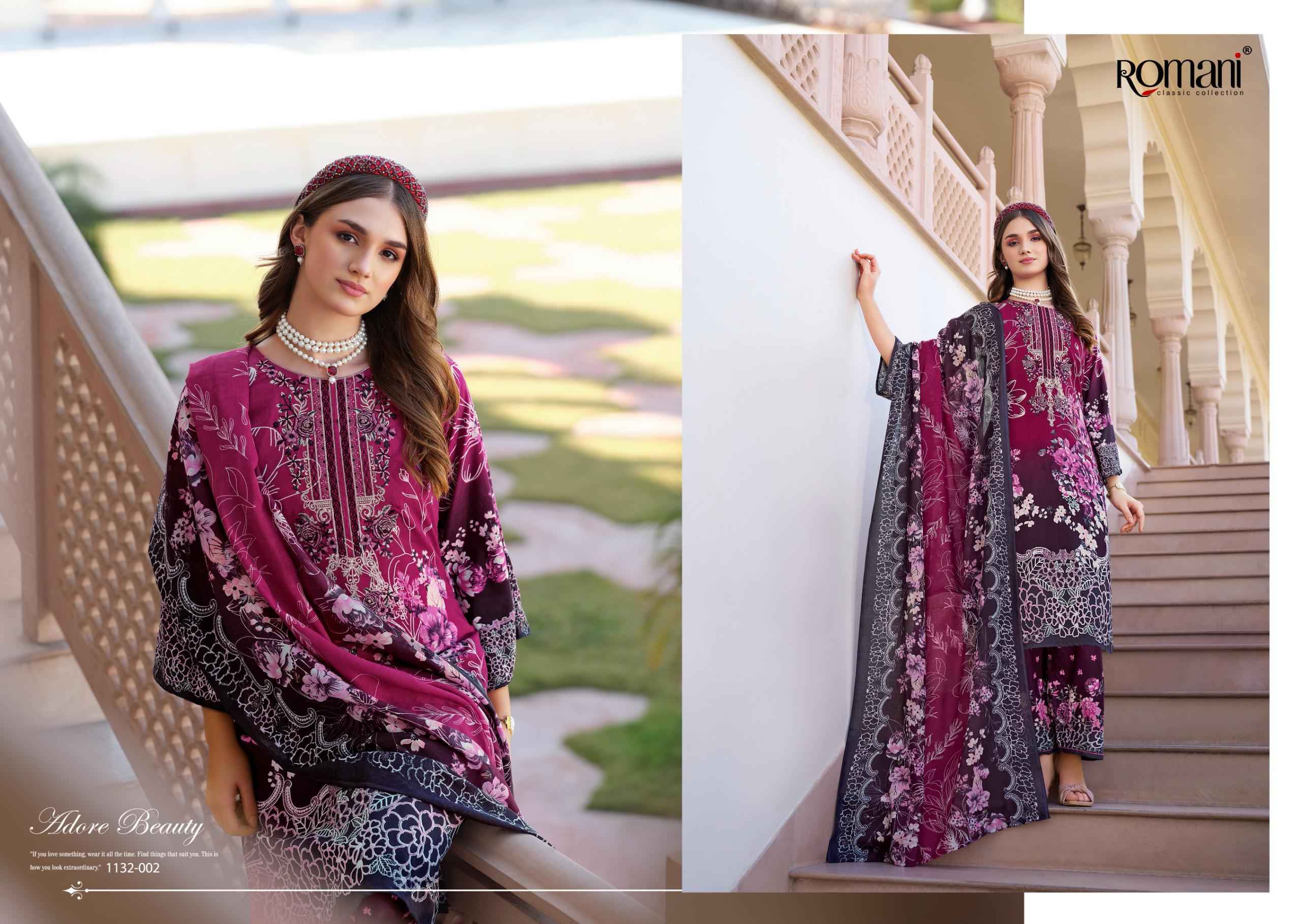 Romani Mahira Vol 7 Cotton Dress Material 8 pcs Catalogue