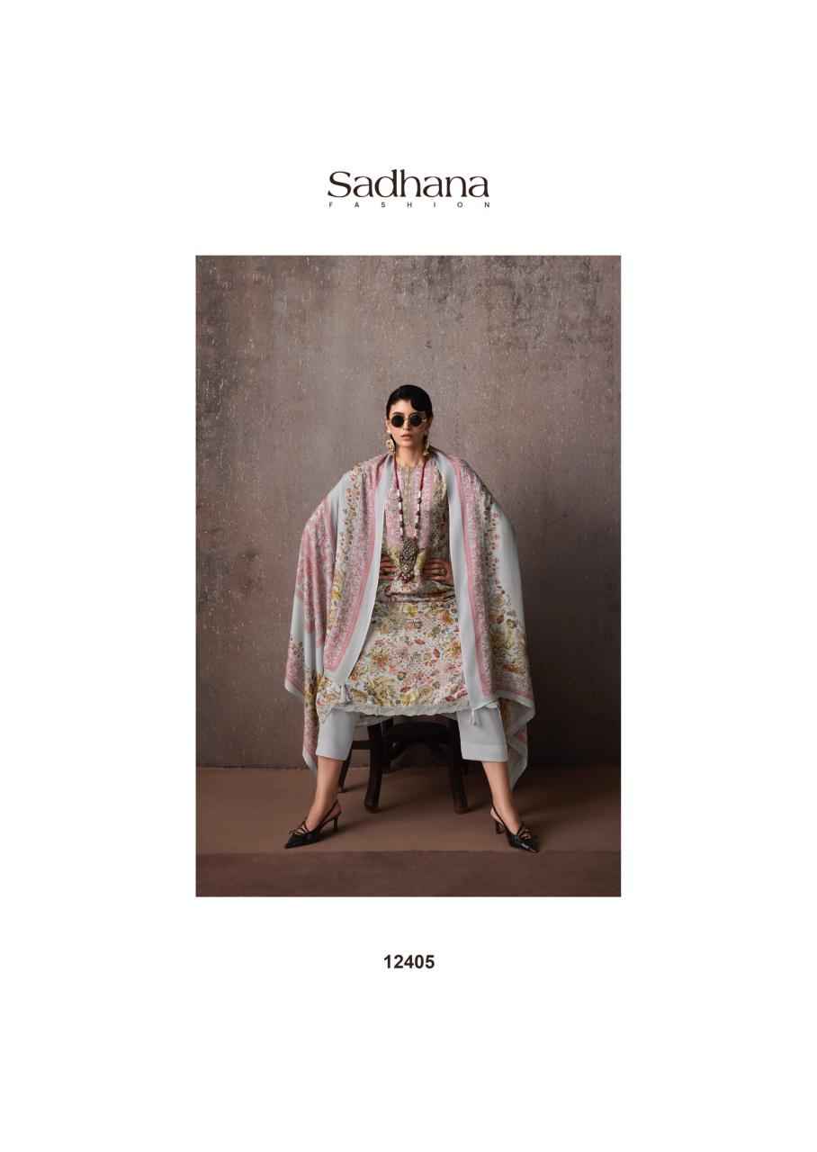 Sadhna Fashion Grace Bemberg Musline Silk Dress Material 6 pcs Catalogue