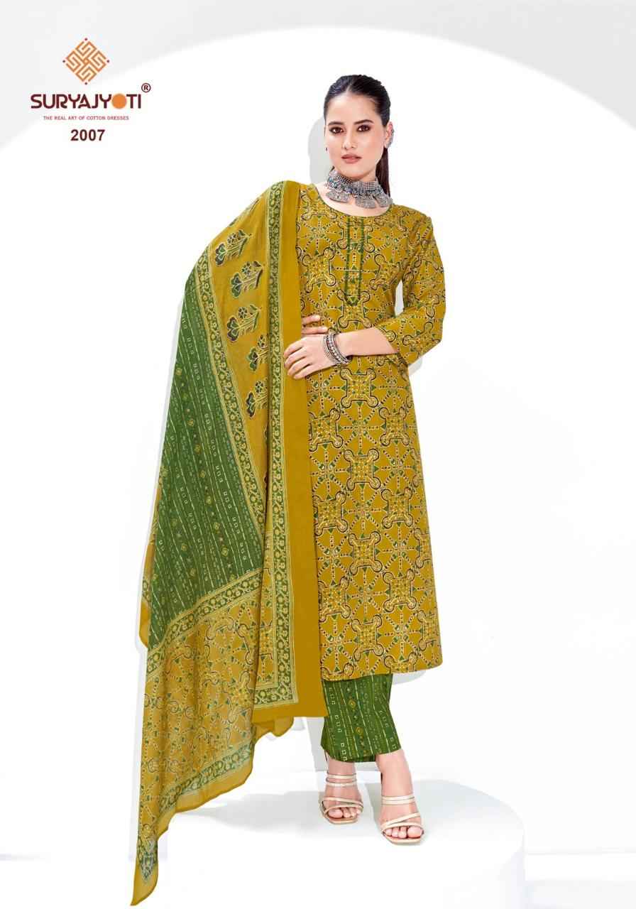 Suryajyoti Ajrak Special Vol 2 Cotton Dress Material 8 pcs Catalogue