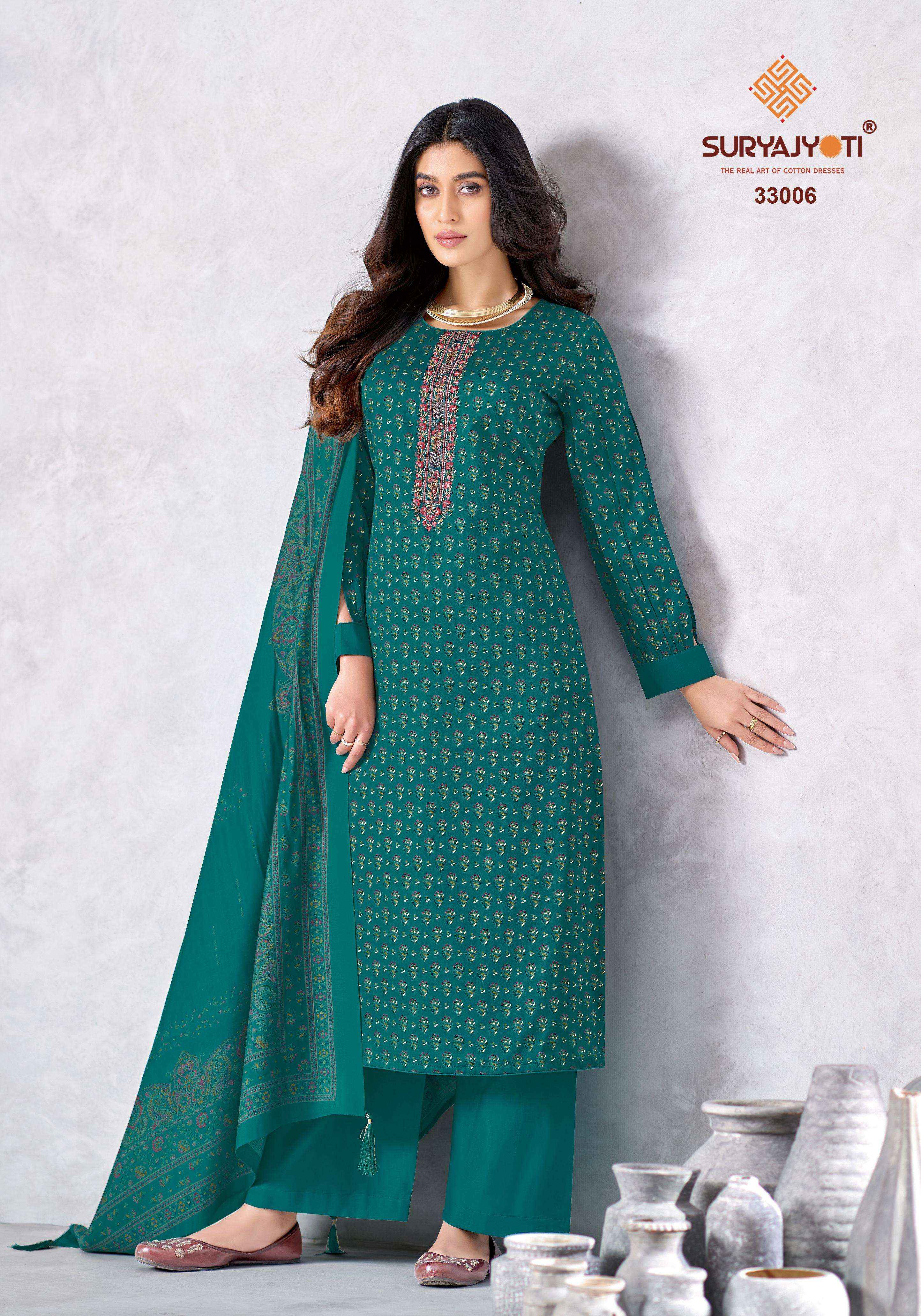 Suryajyoti Kalki Vol 33 Jam Satin Dress Material 8 Pcs Catalouge