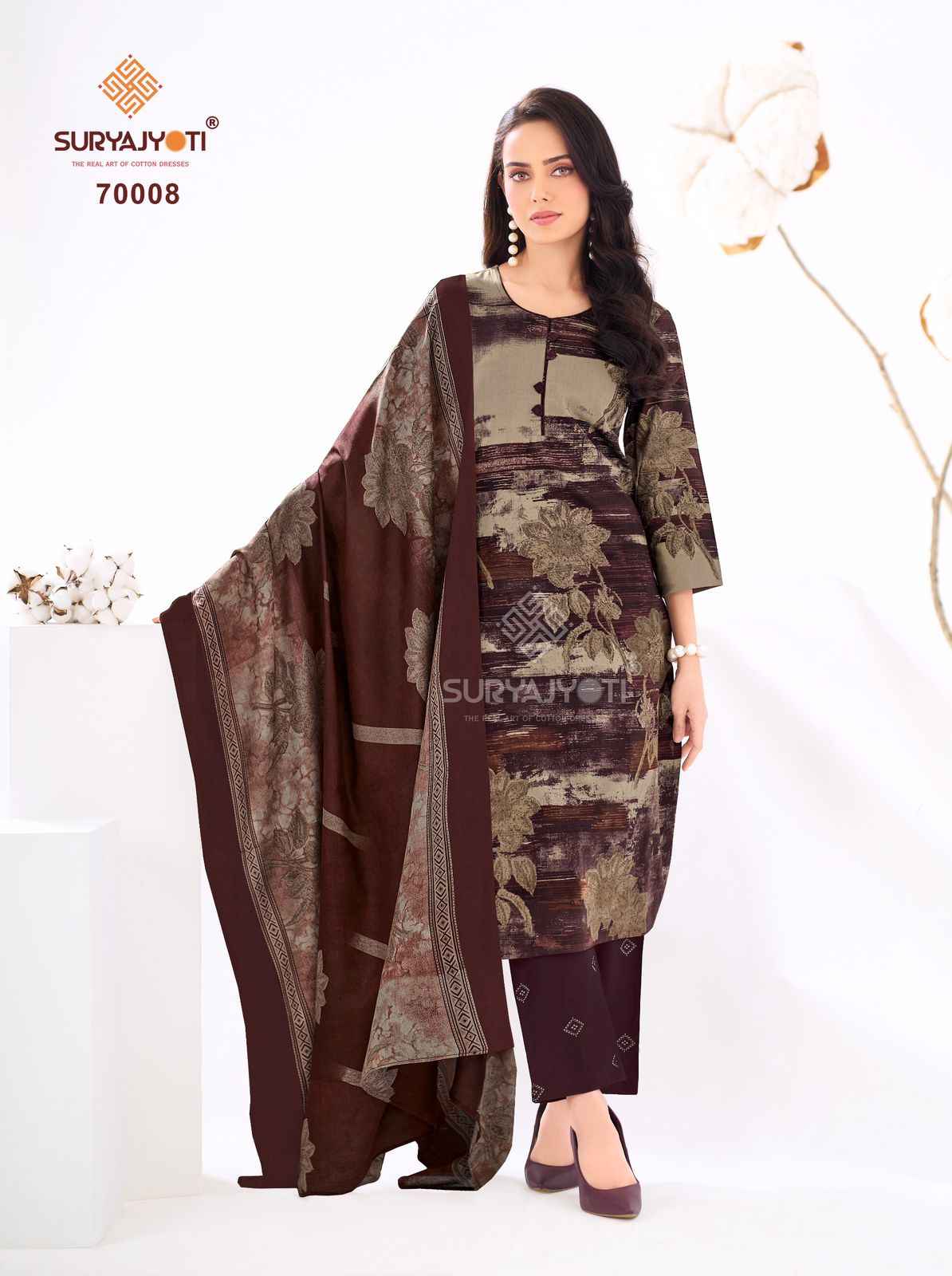 Suryajyoti Trendy Cotton Vol 70 Cotton Dress Material 20 pcs Catalogue