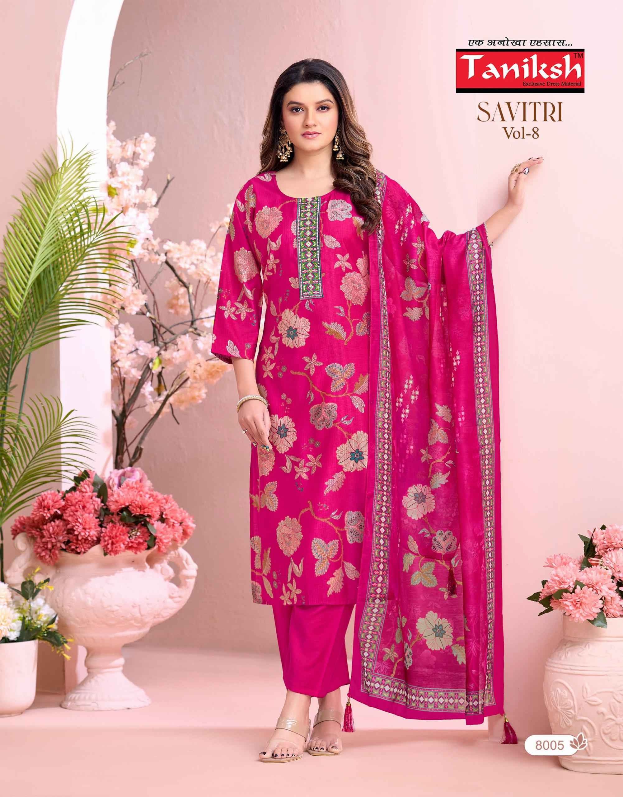 Taniksh Savitri Vol 8 Vertical Kurti Combo 8 pcs Catalogue