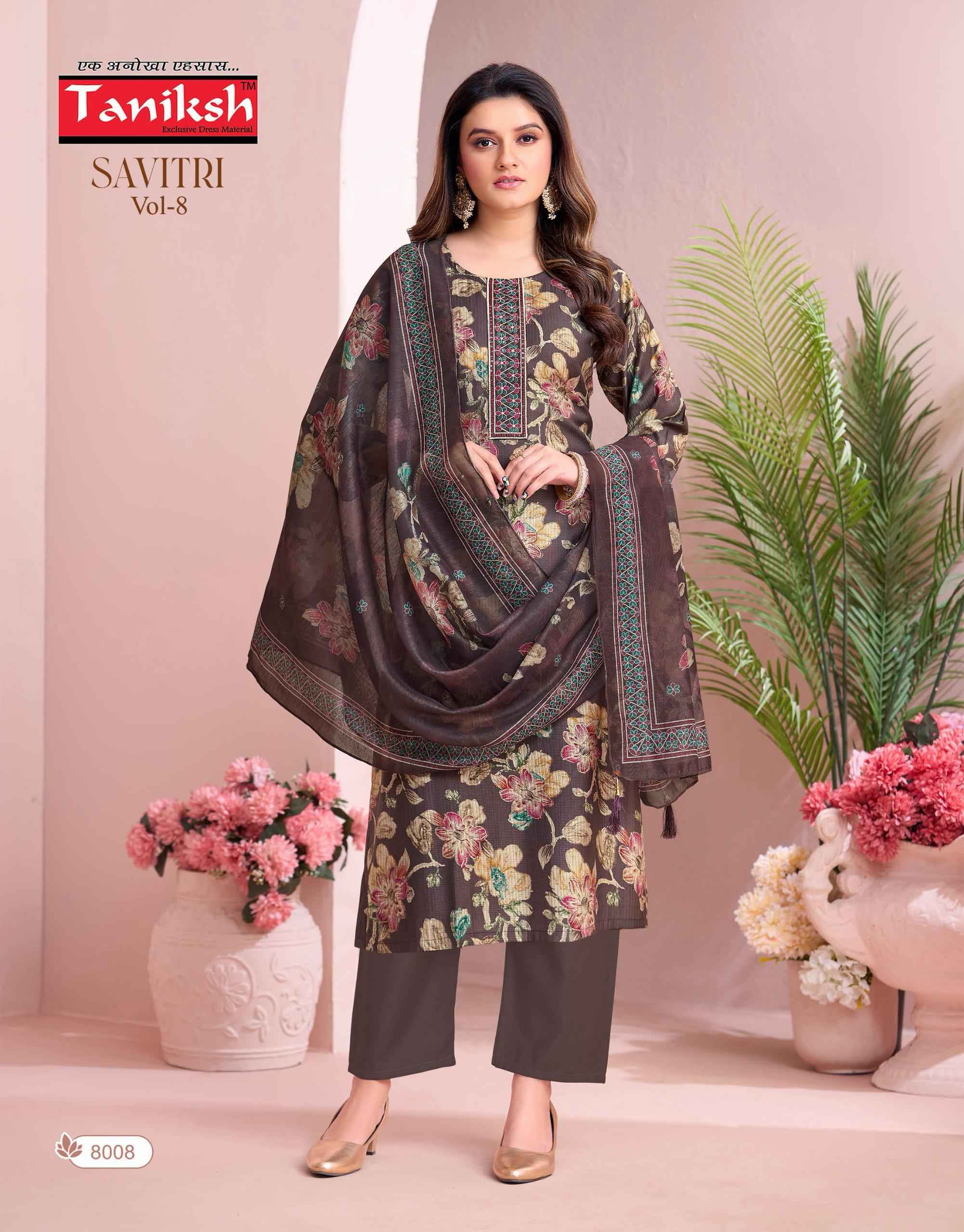 Taniksh Savitri Vol 8 Vertical Kurti Combo 8 pcs Catalogue