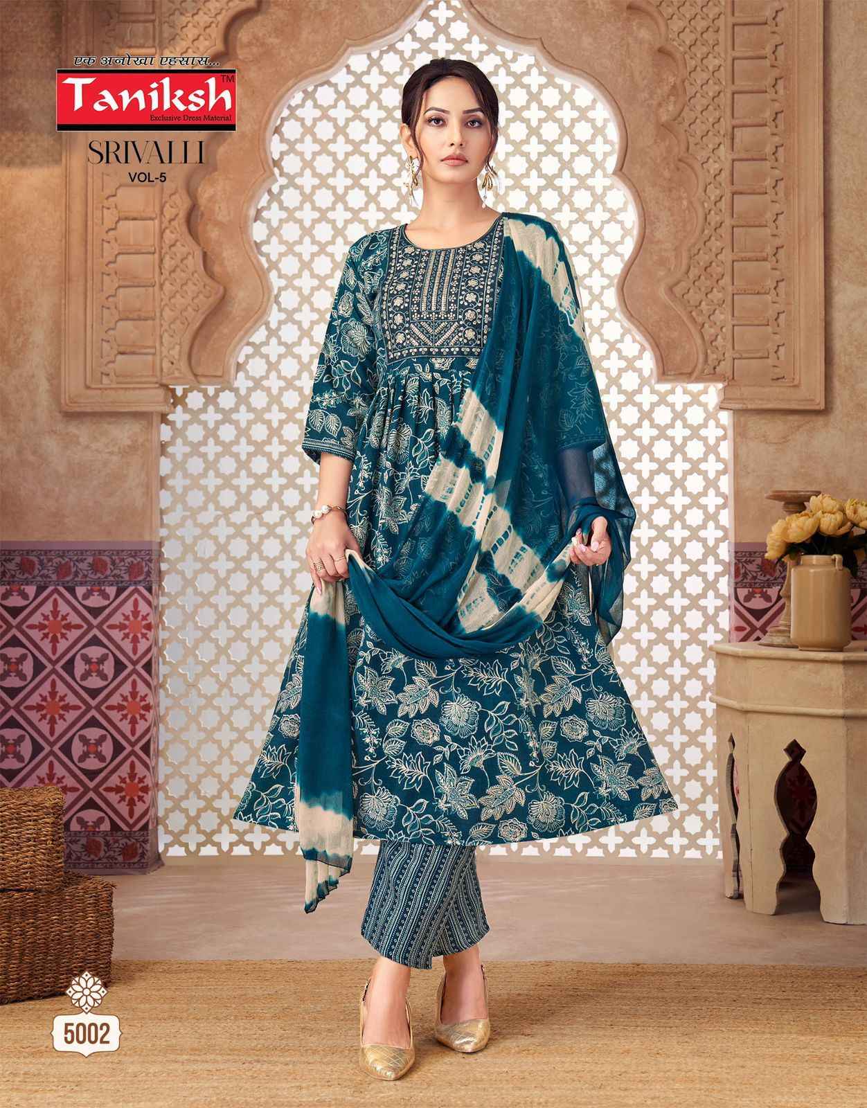 Taniksh Srivalli Vol 5 Capsule Kurti Combo 8 pcs Catalogue