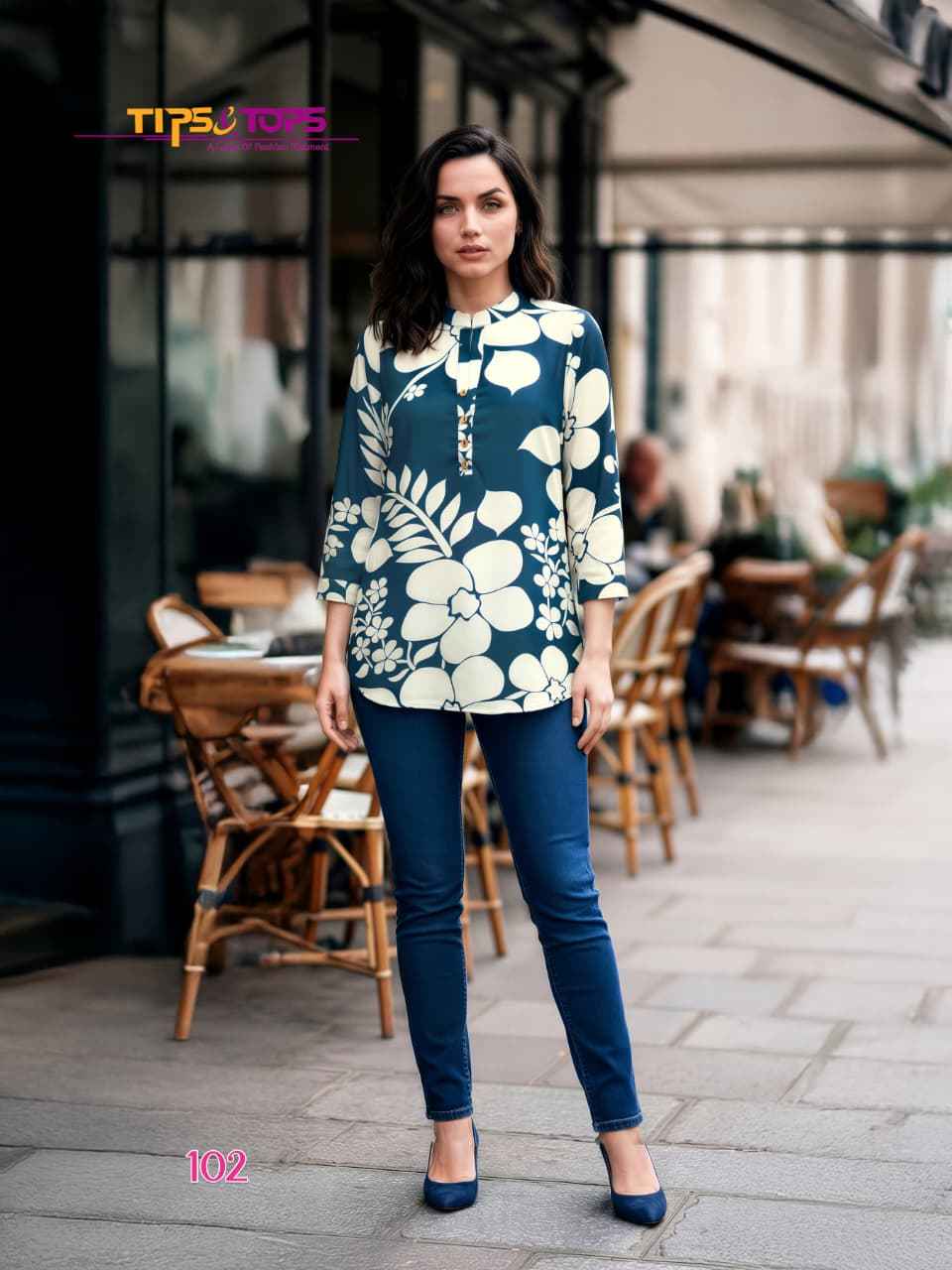 Tips & Tops Baby Vol 8 Short Rayon Kurti 9 pcs Catalogue