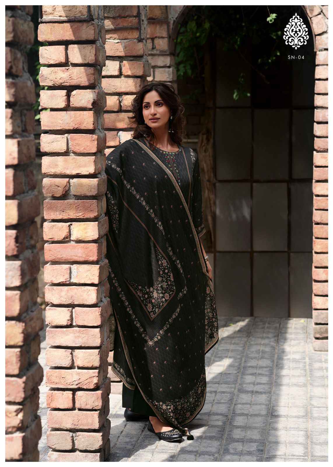 Varshaa Sansai Crepe Dress Material 5 pcs Catalogue